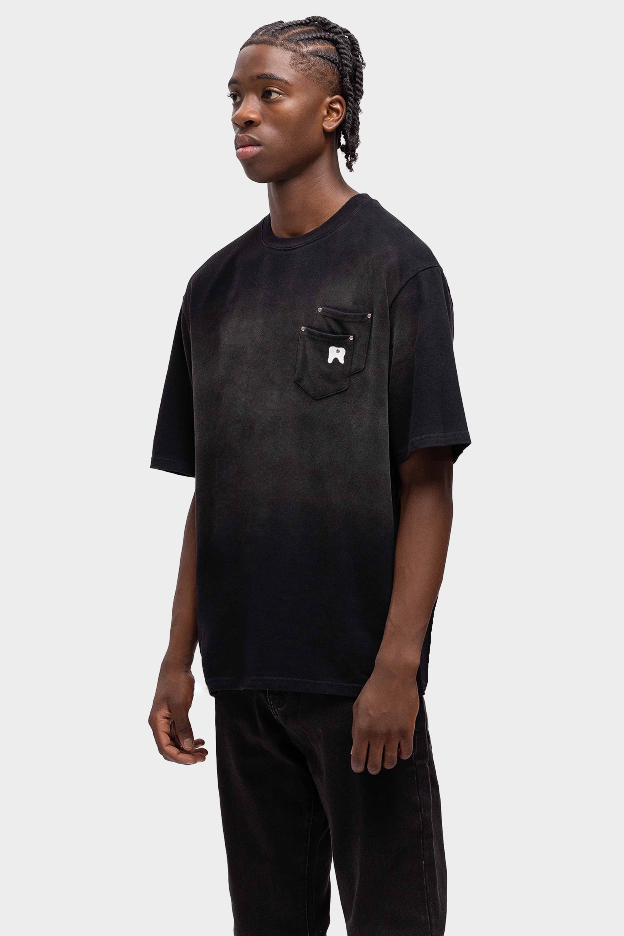 ATELIER OVERSIZED T-SHIRT WASHED BLACK