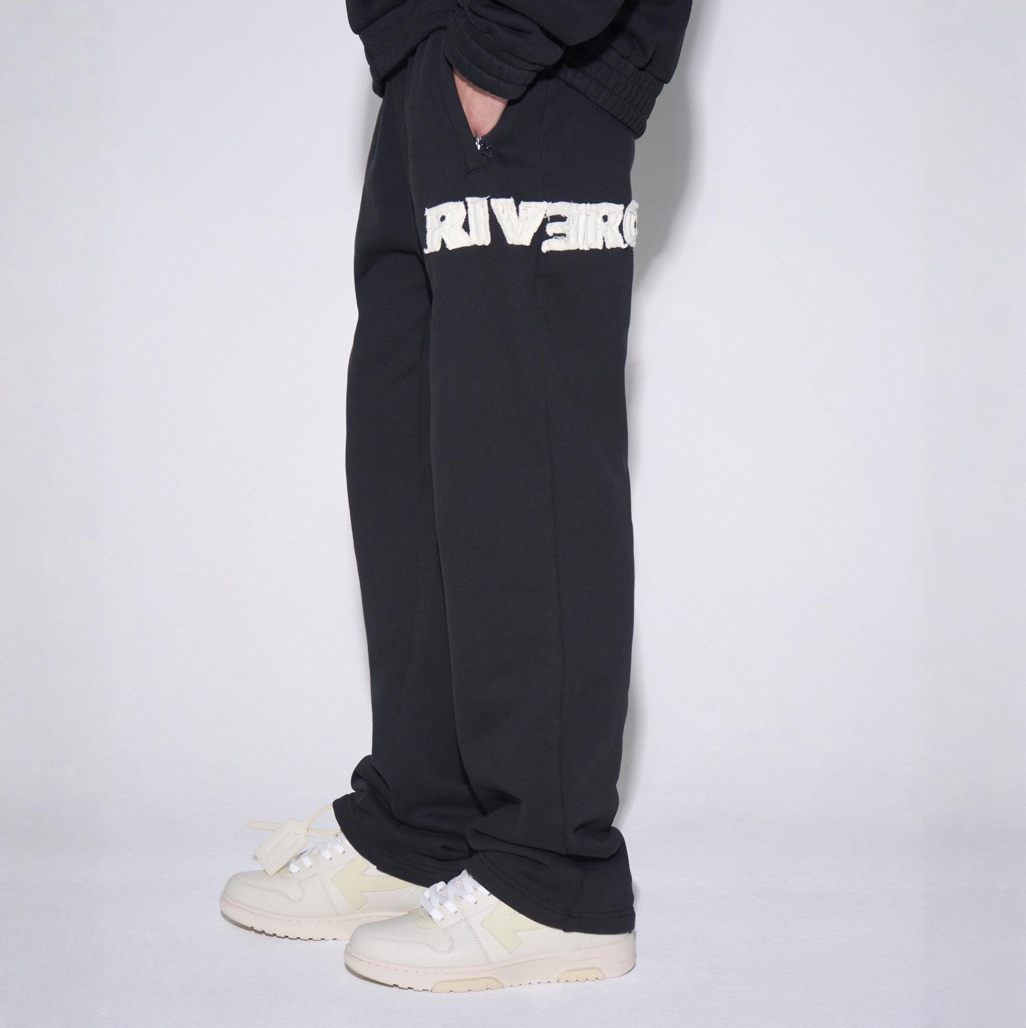 FRAYED ECHO JOGGER BLACK