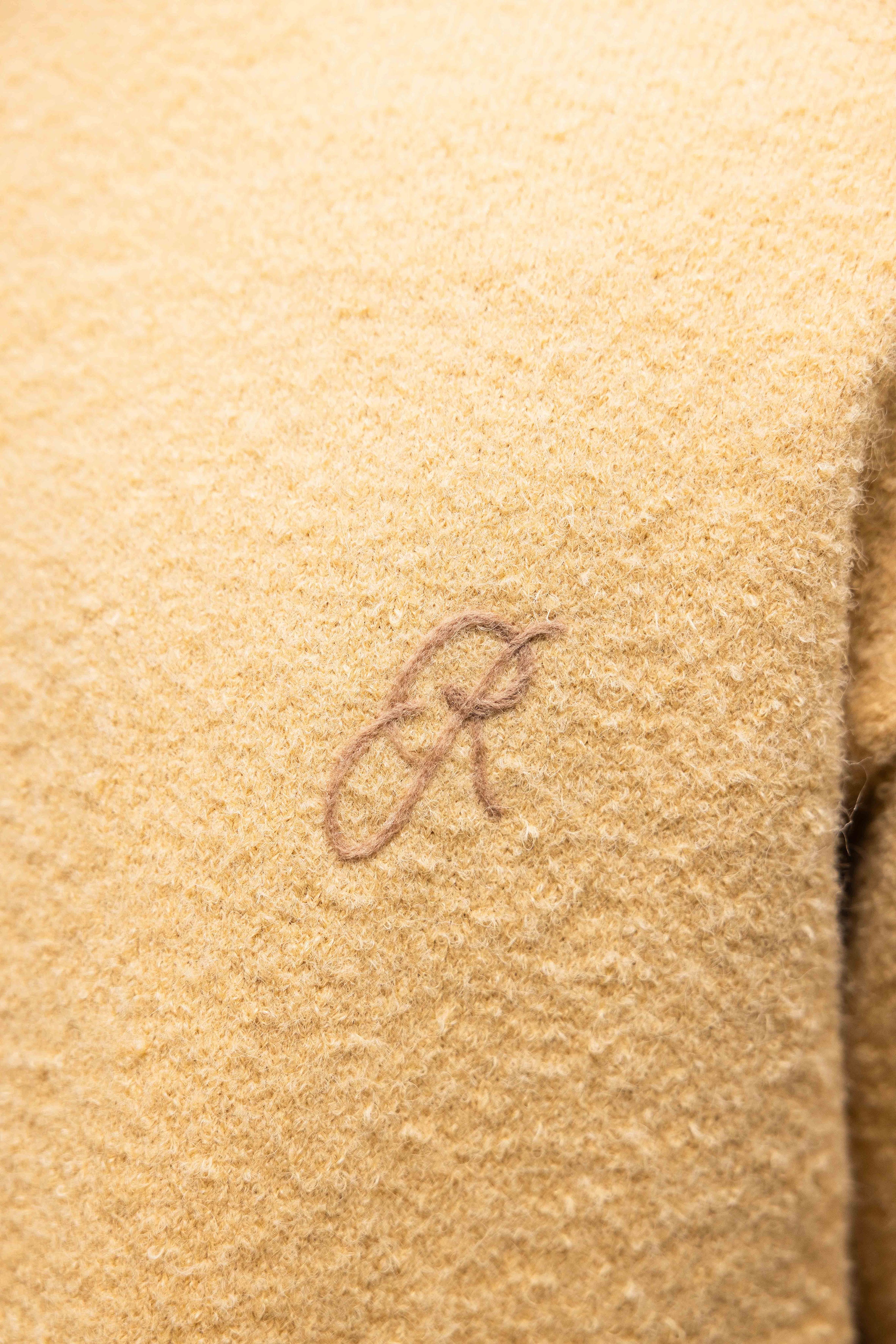 WOOL SWEATER KNIT IVORY SAND