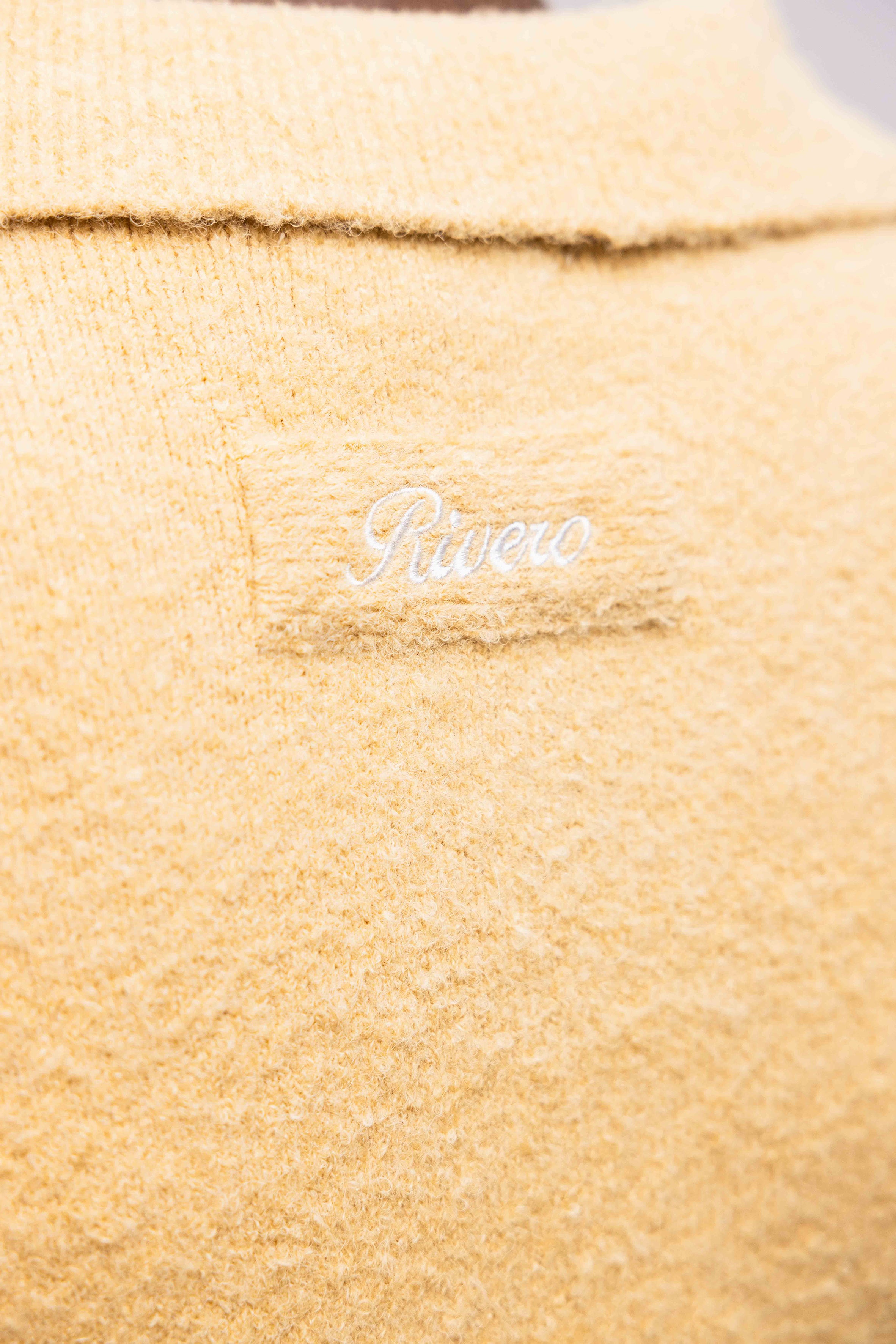 WOOL CARDIGAN KNIT IVORY SAND