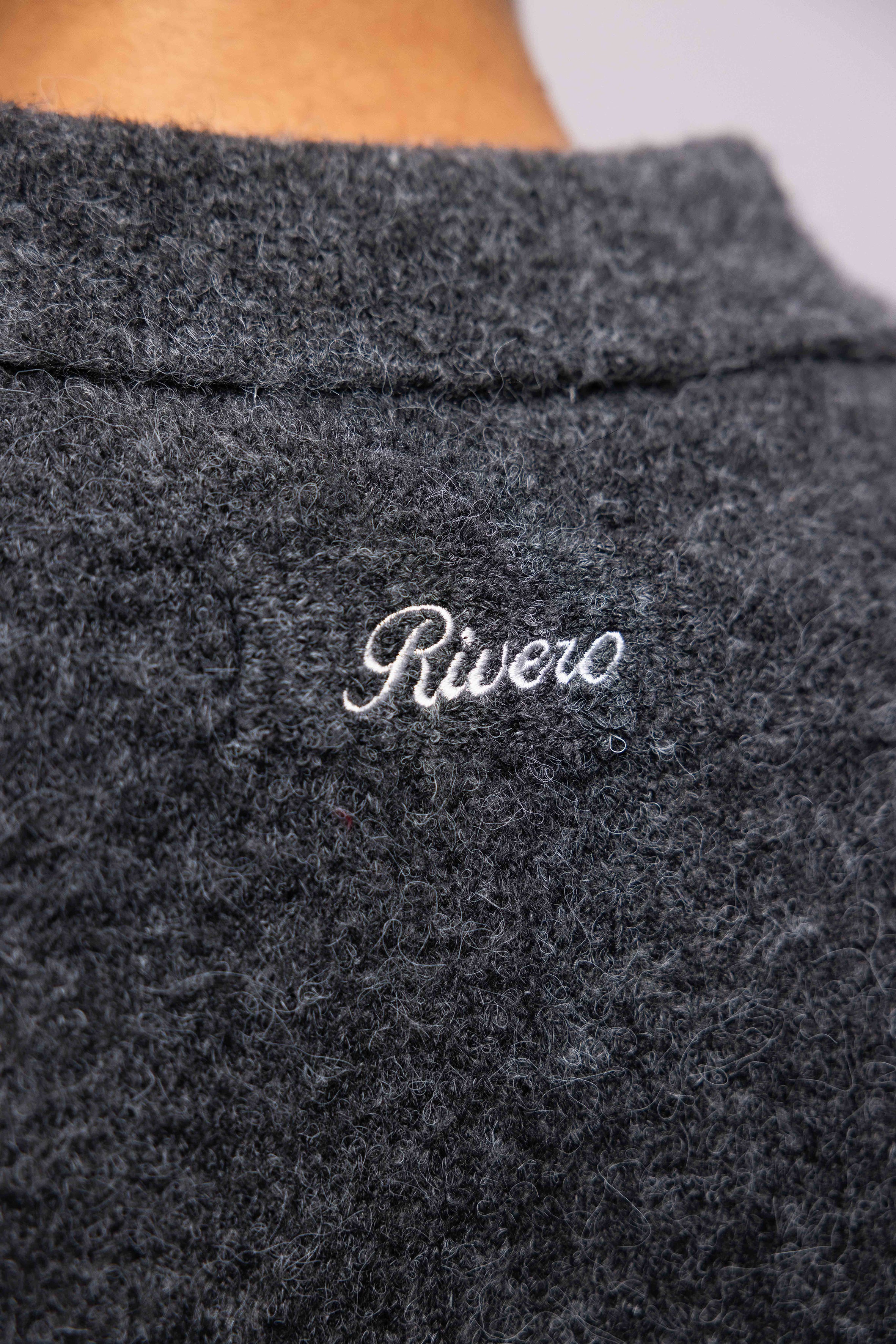 WOOL CARDIGAN KNIT GREY