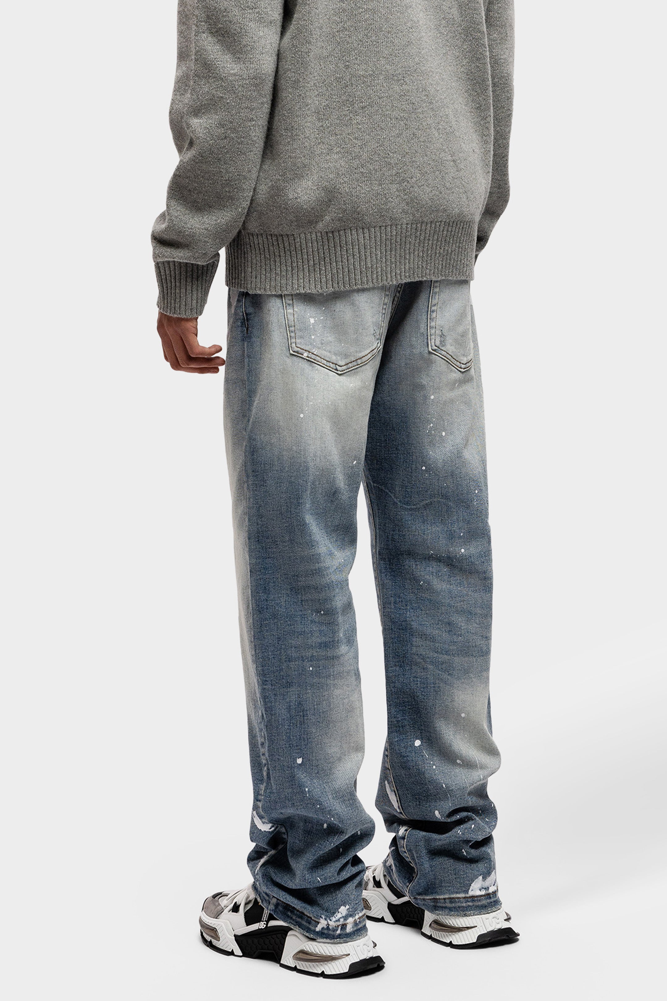 CANVAS WASHED DENIM JEANS