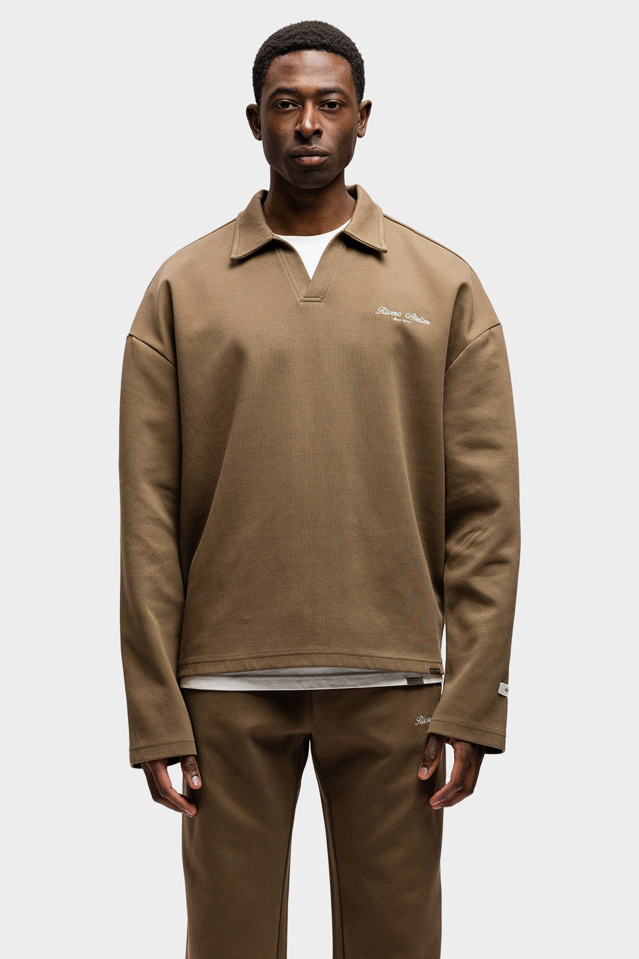 POLO LONGSLEEVE EARTHSTONE