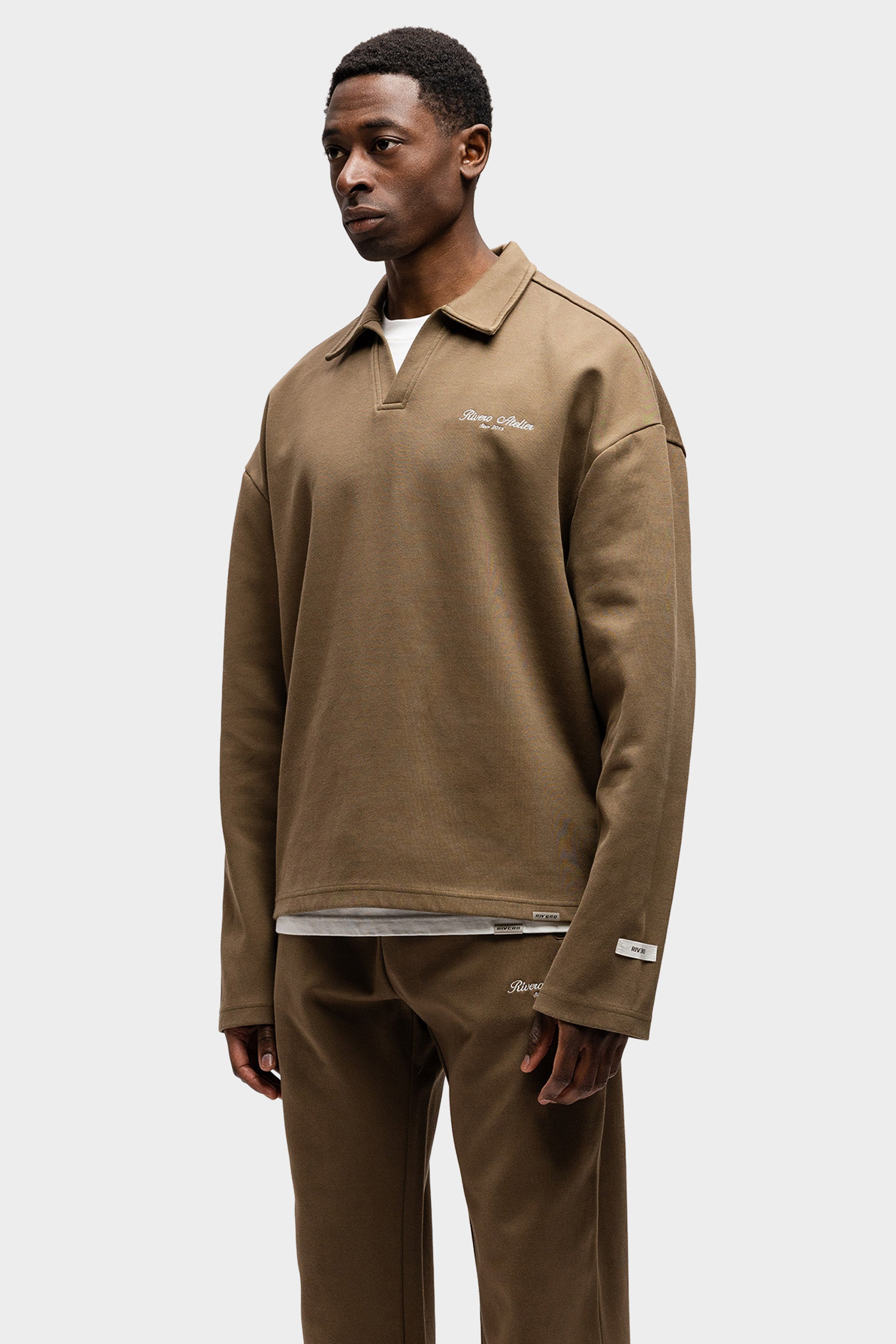 POLO LONGSLEEVE EARTHSTONE