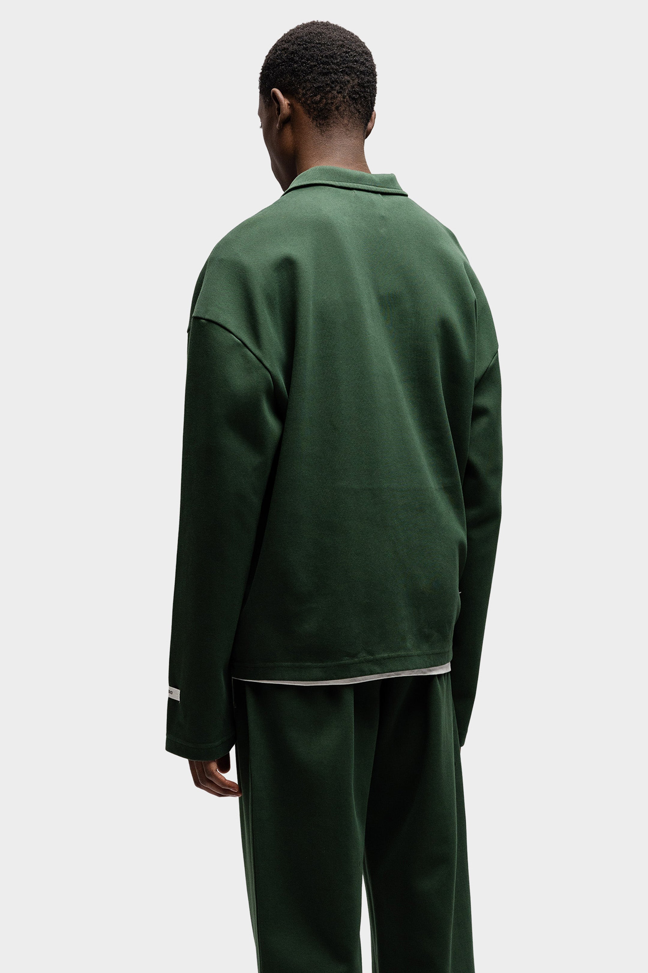 POLO LONGSLEEVE FOREST GREEN