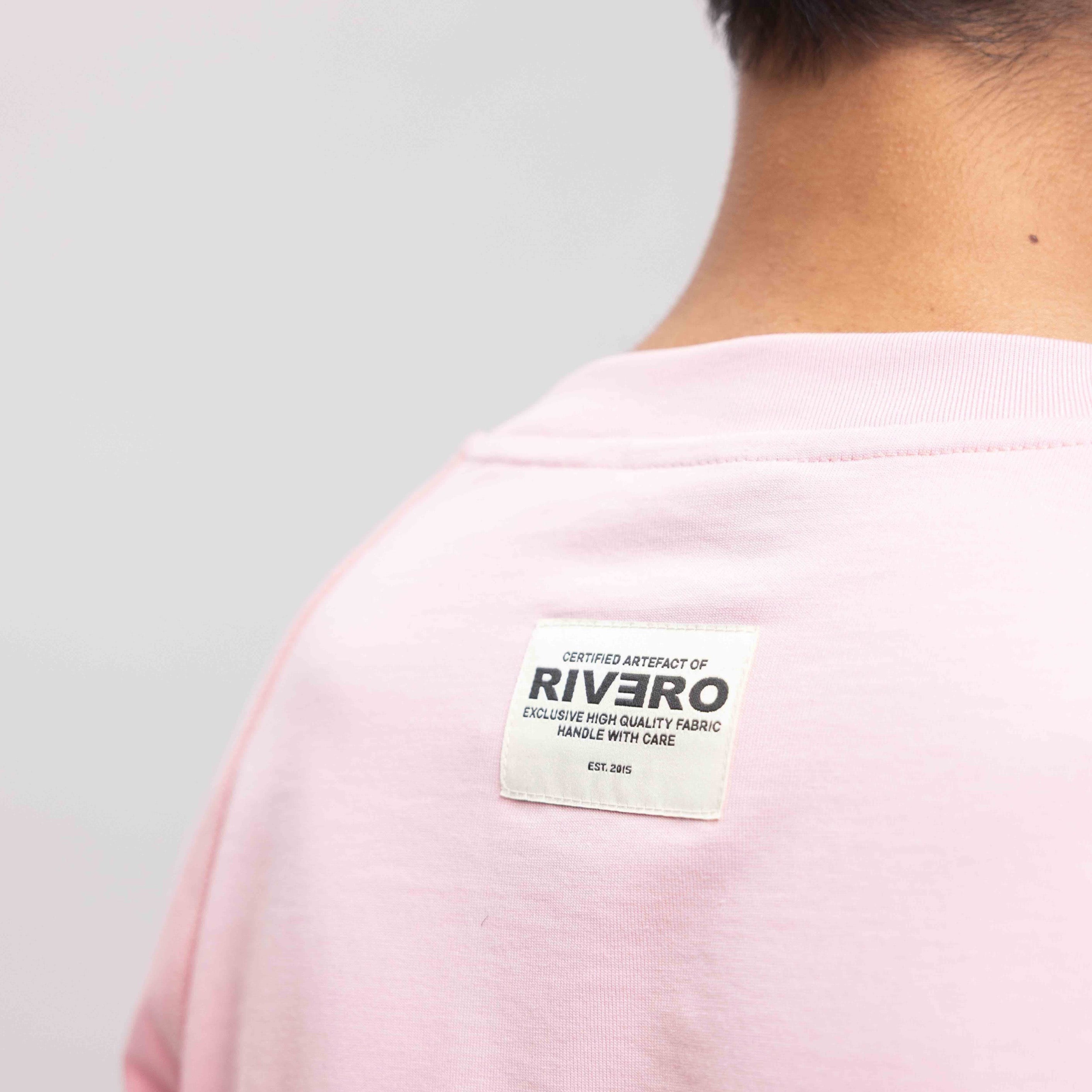 DAYDREAM DOUBLE LAYERED TEE PINK/WHITE