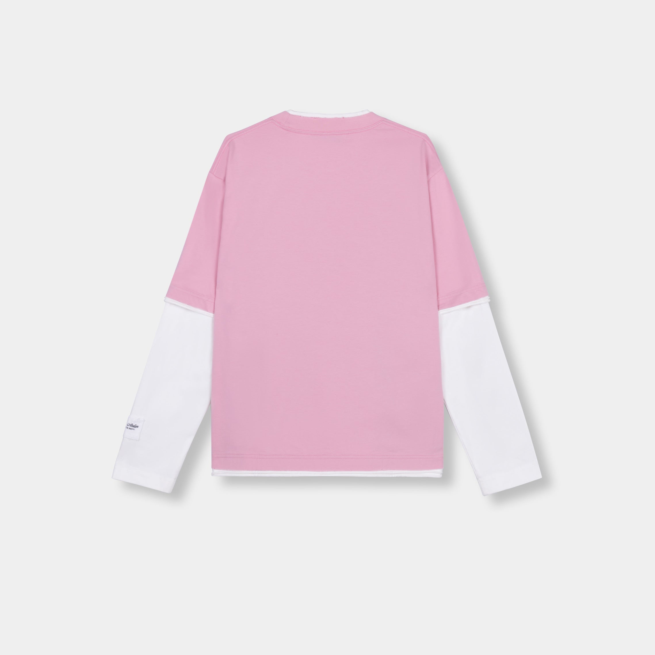 CREATIVE DEPARTMENT DOUBLE LAYERED TEE PINK