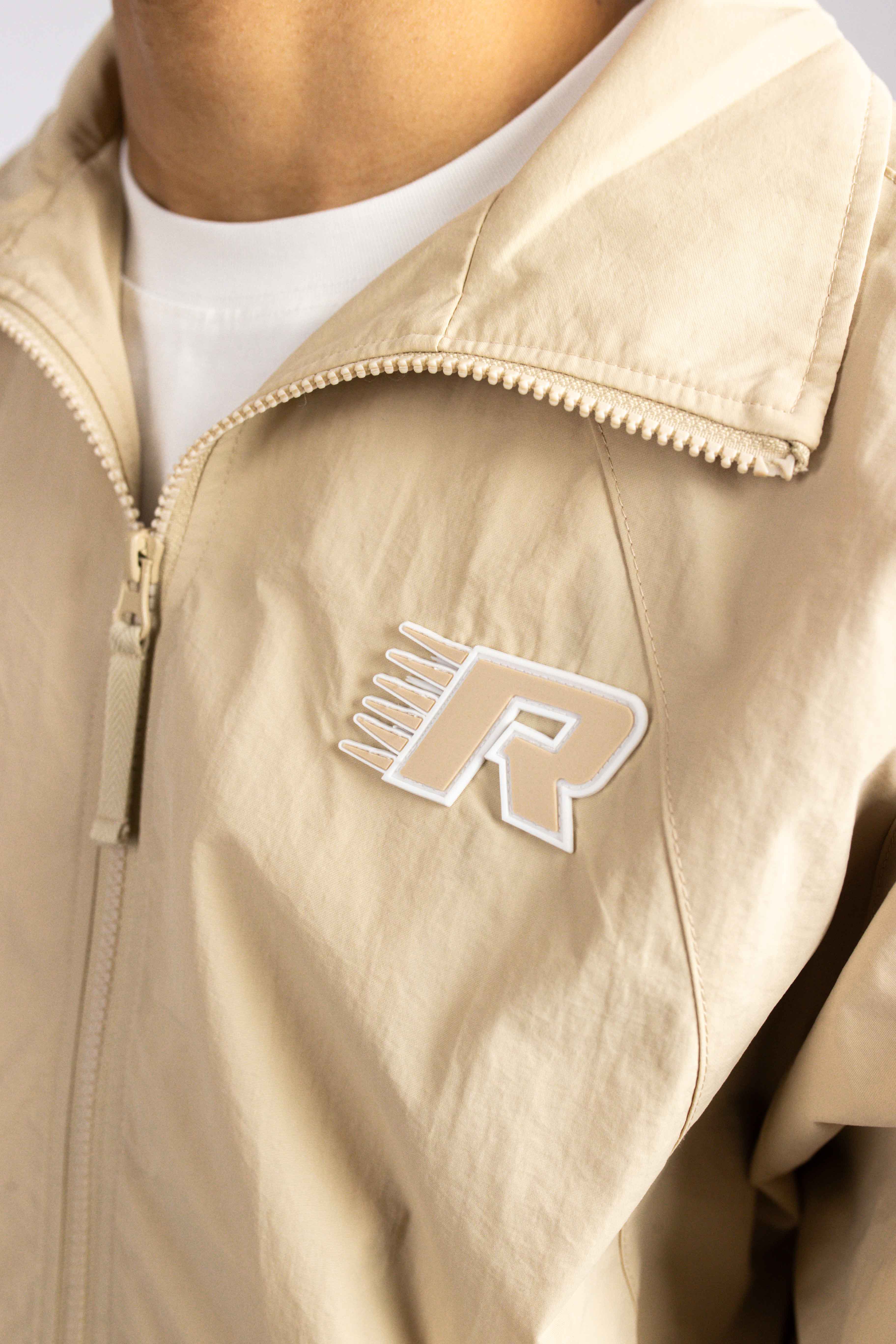 TRACKJACKET OVERSIZED SAND