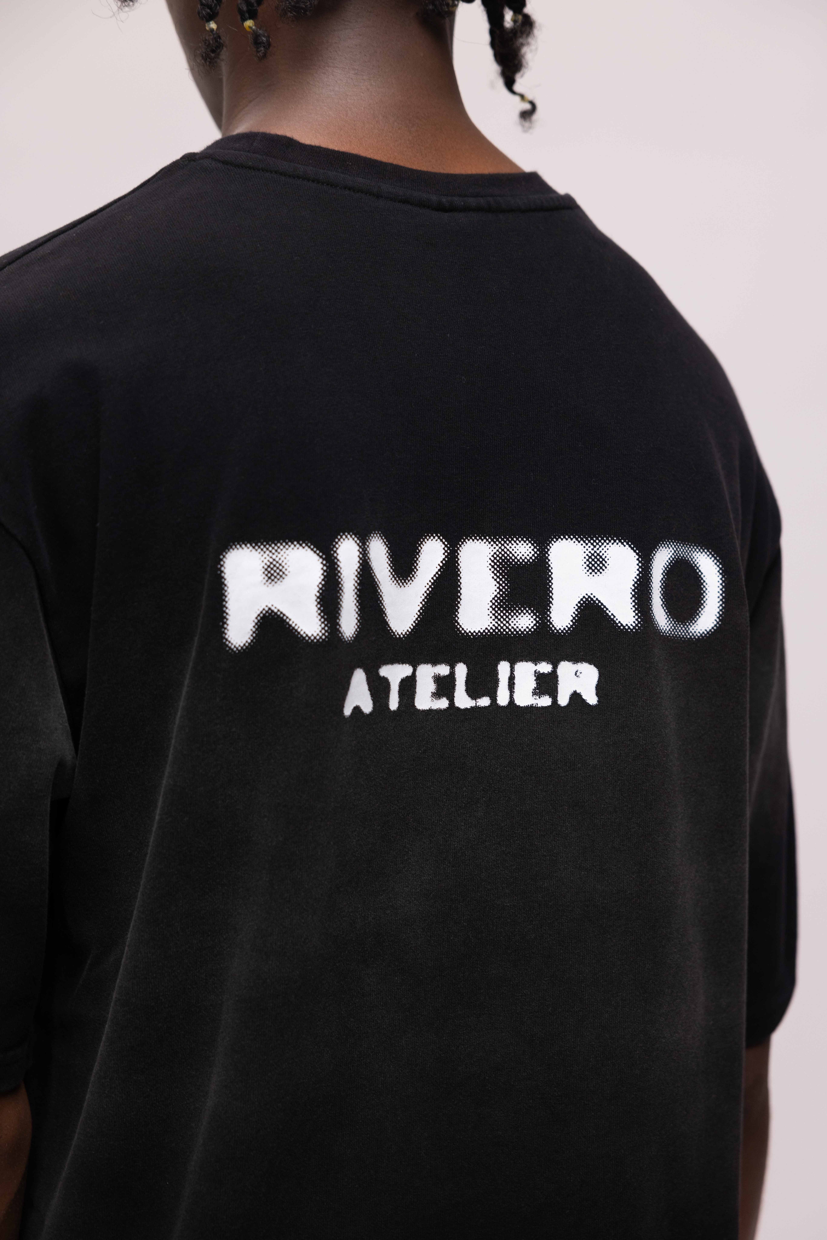 ATELIER OVERSIZED T-SHIRT WASHED BLACK