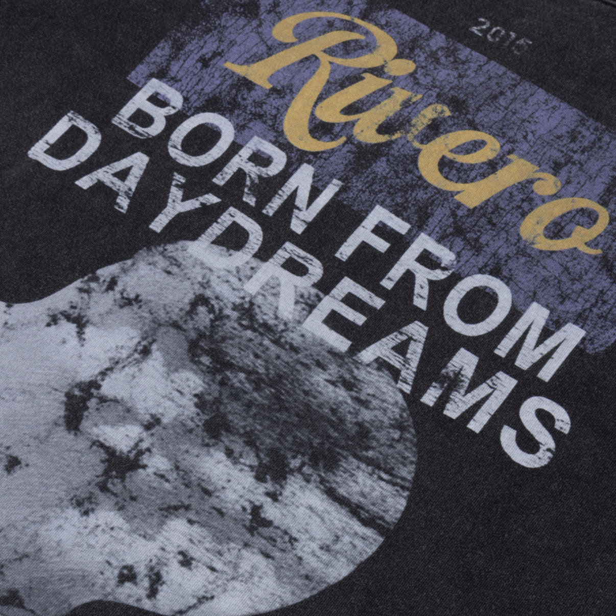 DAYDREAMS RAW EDGE LONGSLEEVE WASHED BLACK