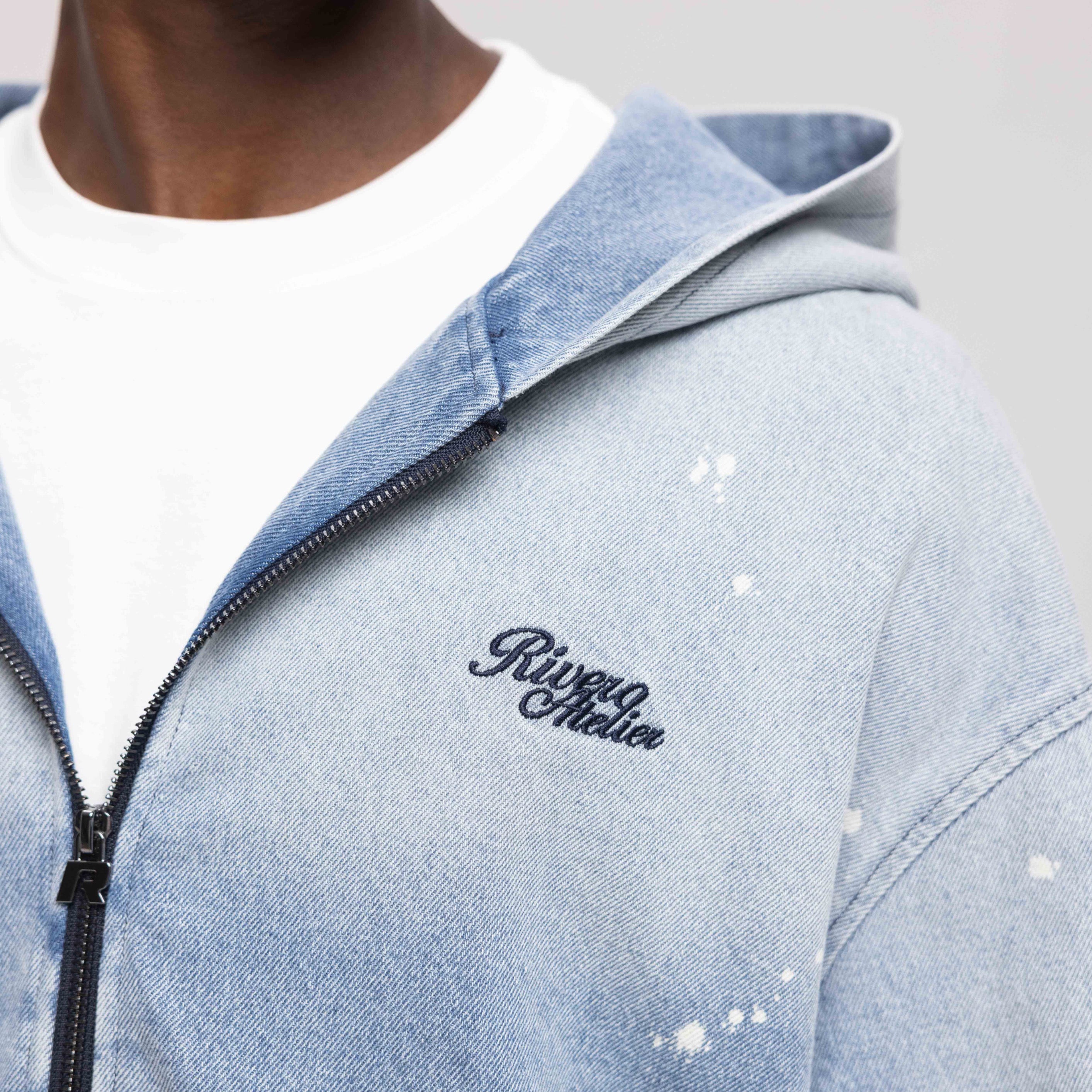 BLURRY VISION WASHED DENIM JACKET