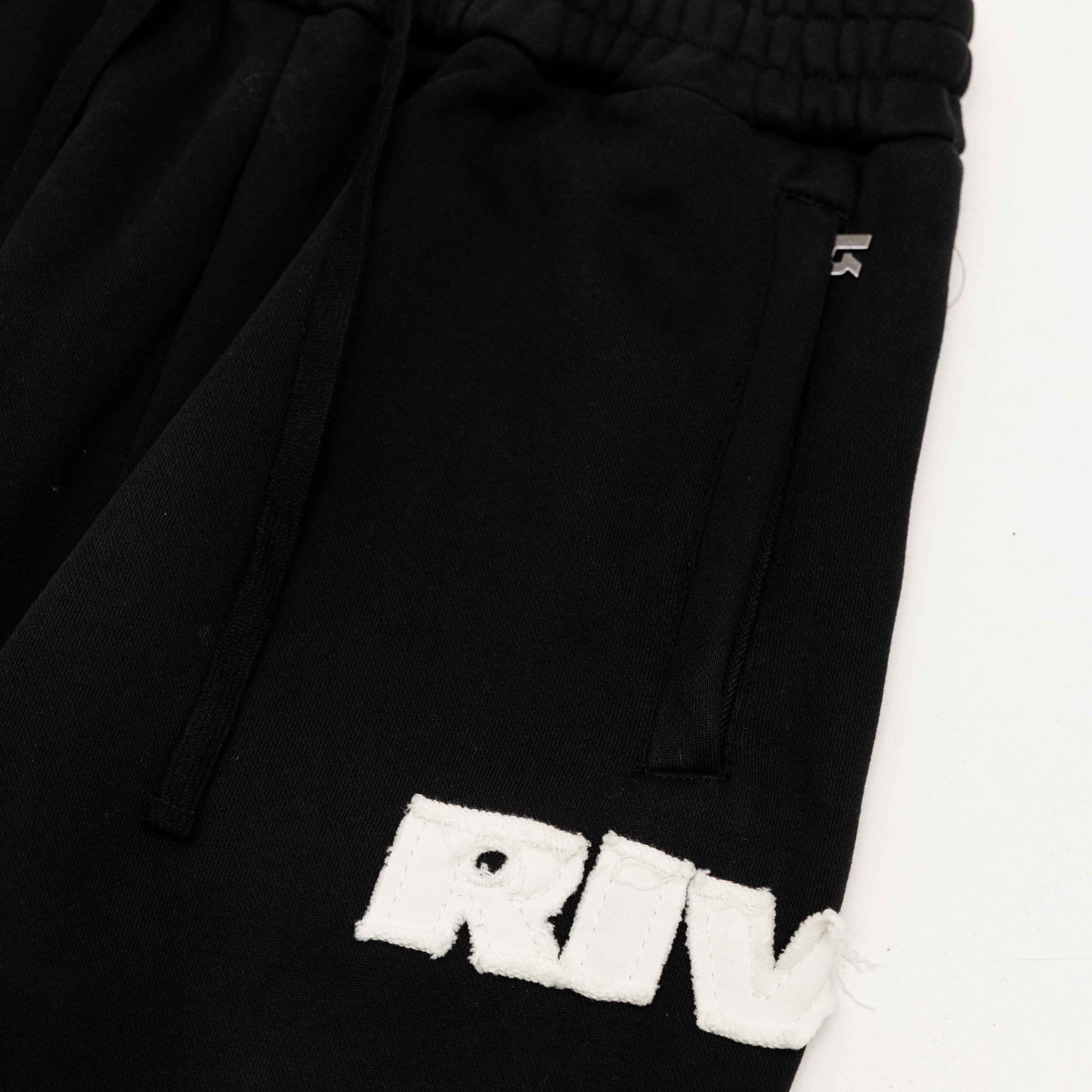 FRAYED ECHO JOGGER BLACK