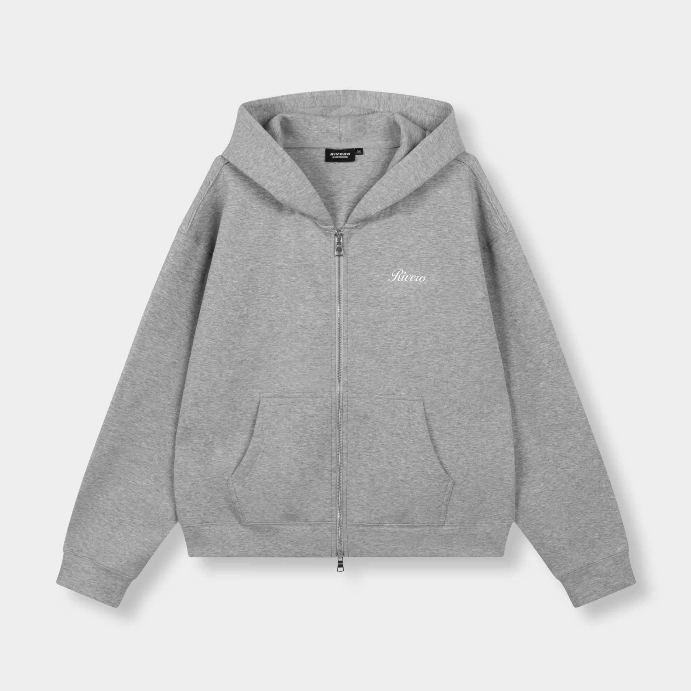 SCUBA ZIP HOODIE GREY
