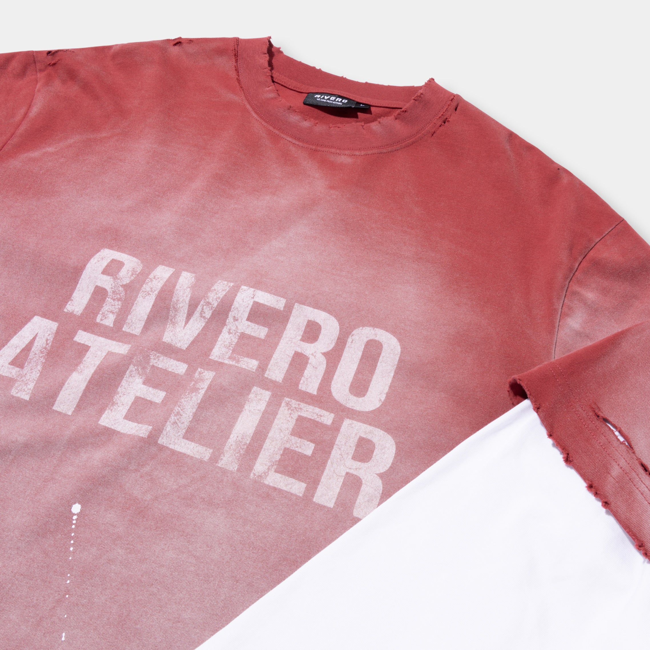 FADE ARTIFACT DOUBLE LAYERED TEE