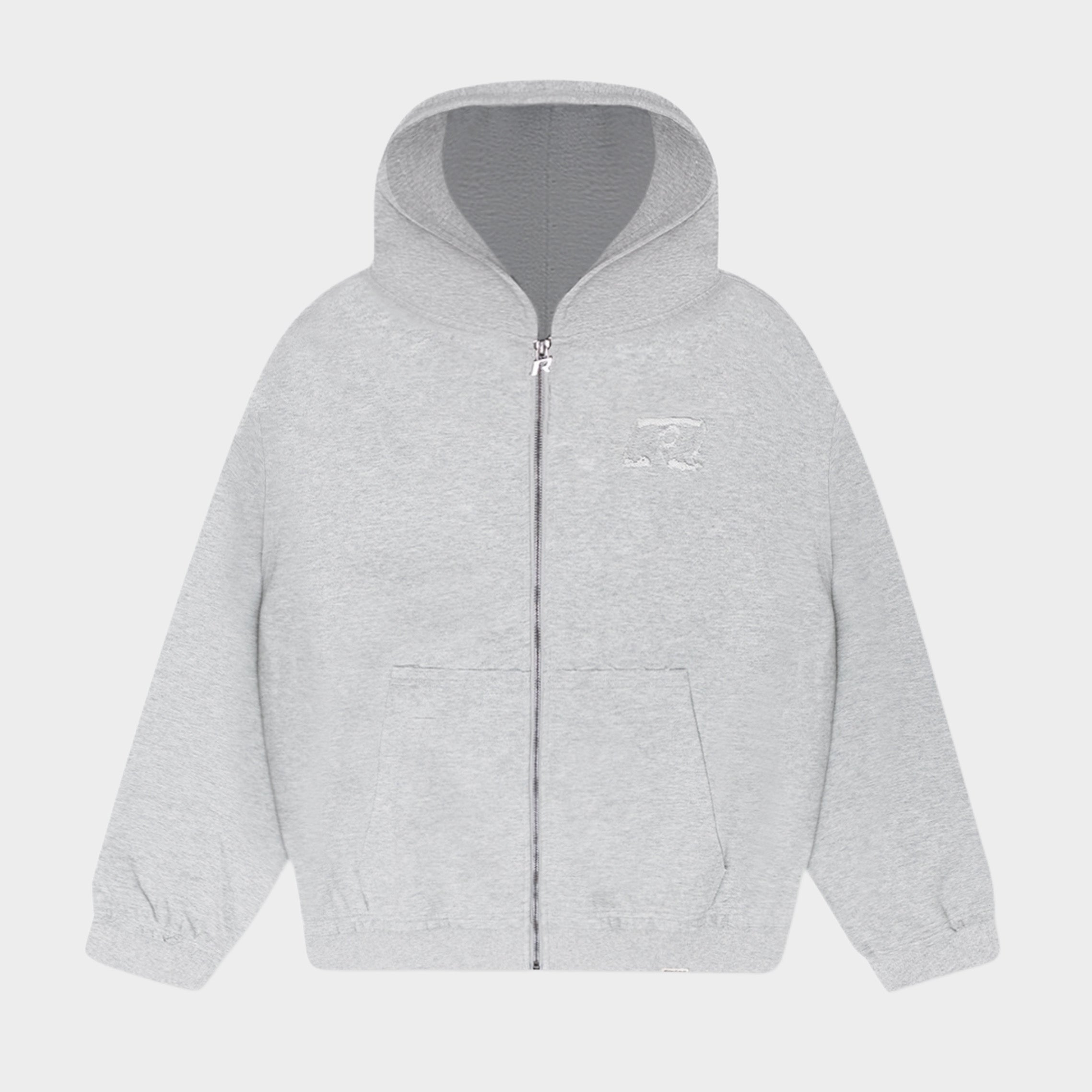 URBAN ZIP HOODIE GREY