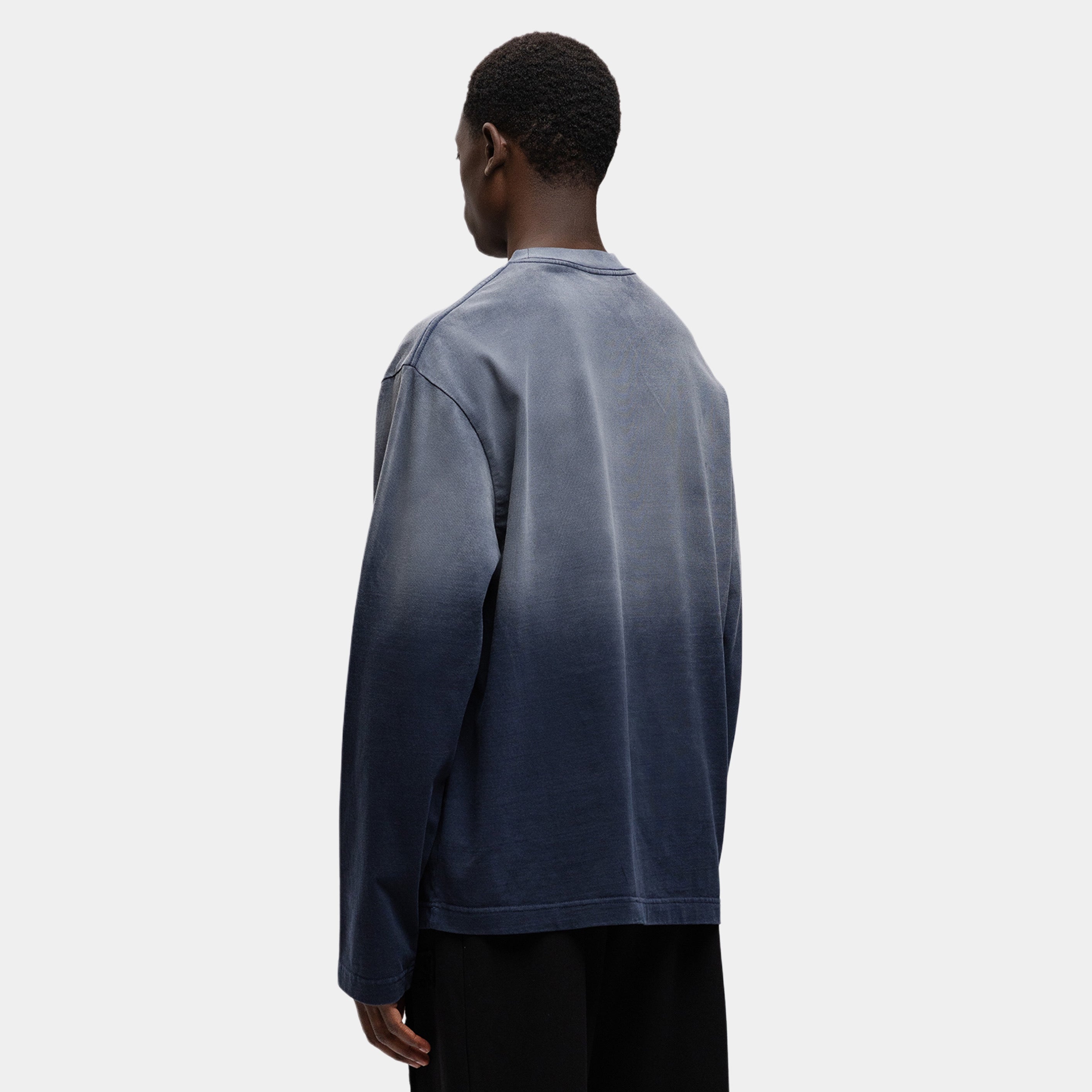 MIDNIGHT WASHED STATEMENT LONGSLEEVE TEE