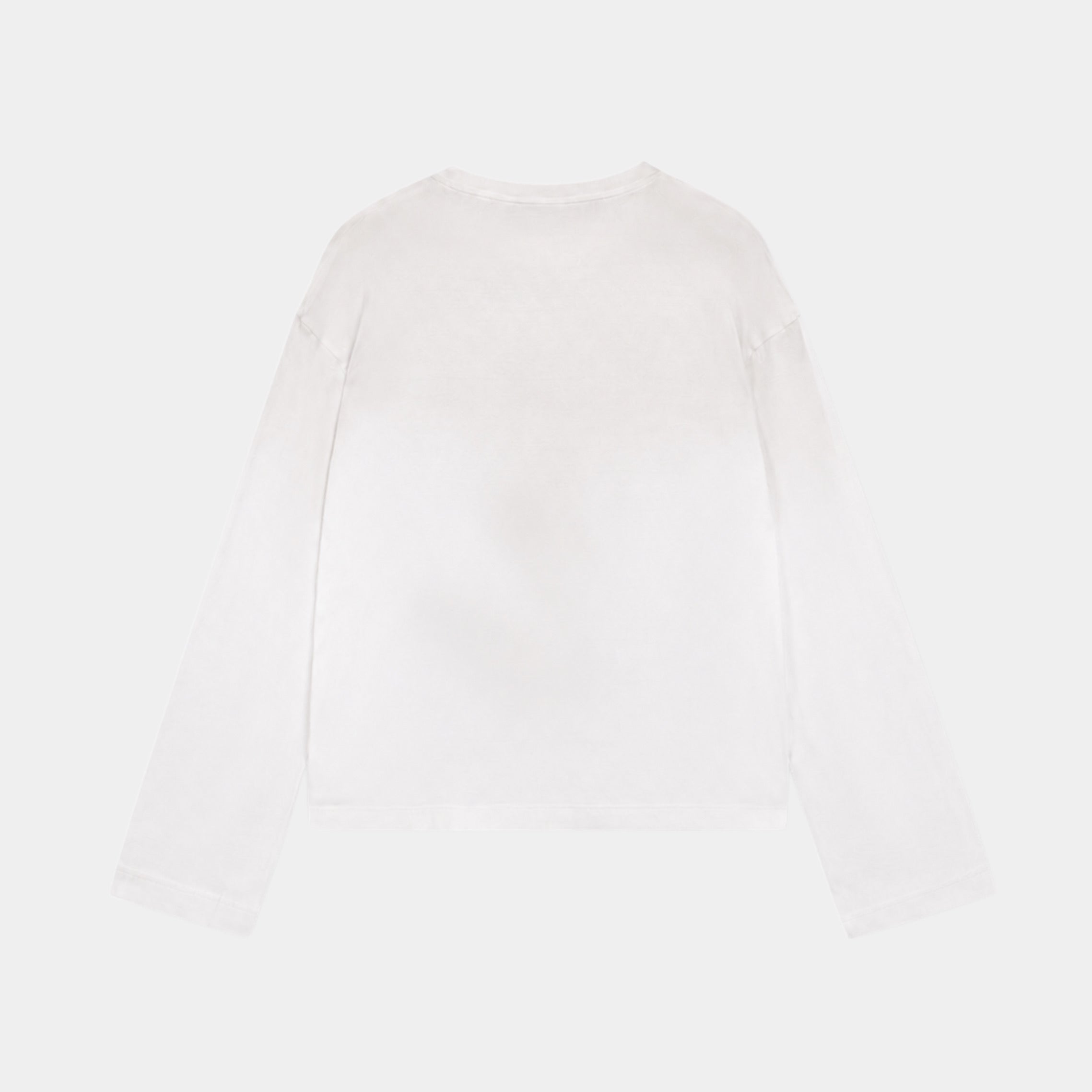 STUDIO WASHED LIGHTWEIGHT LONGSLEEVE WHITE