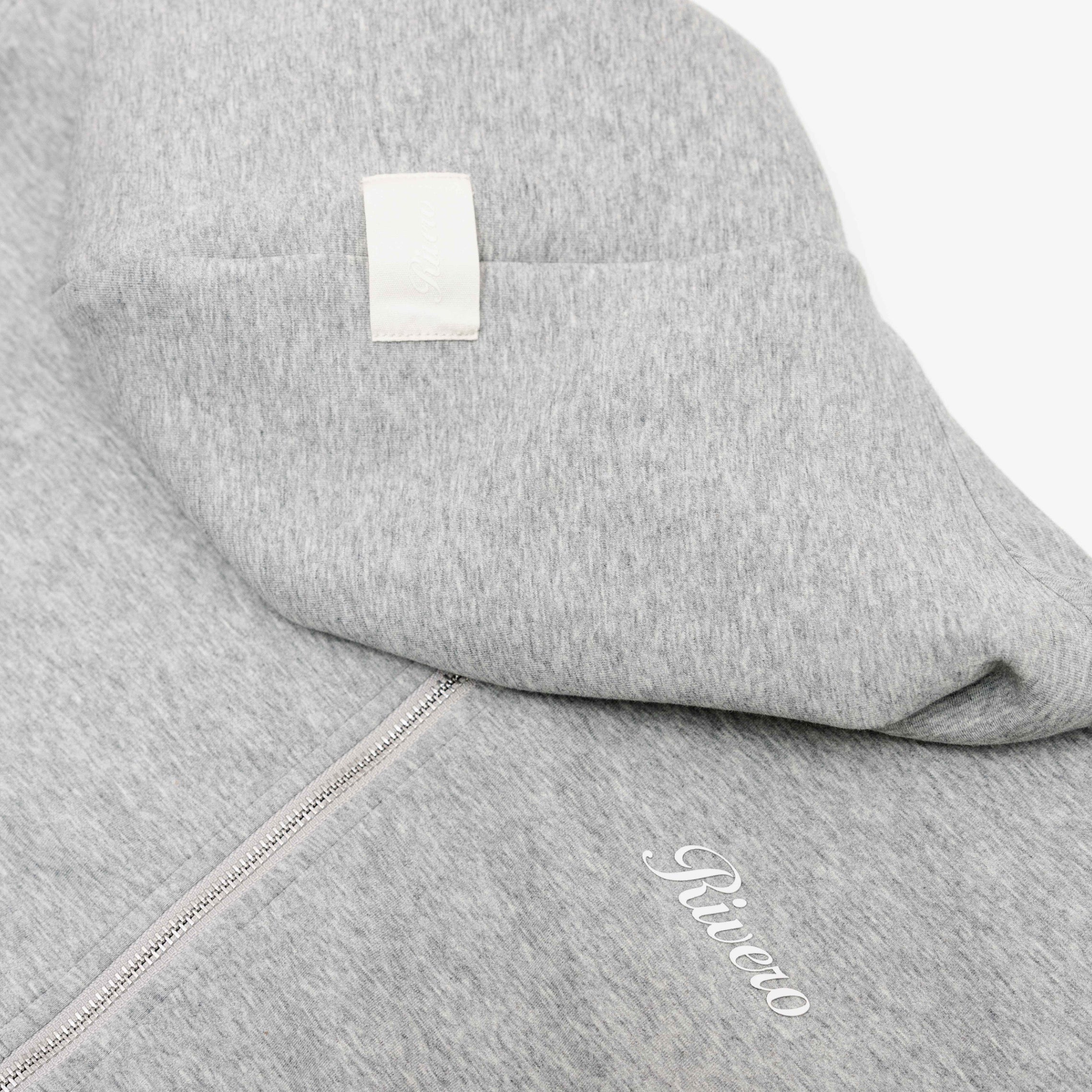 SCUBA ZIP HOODIE GREY