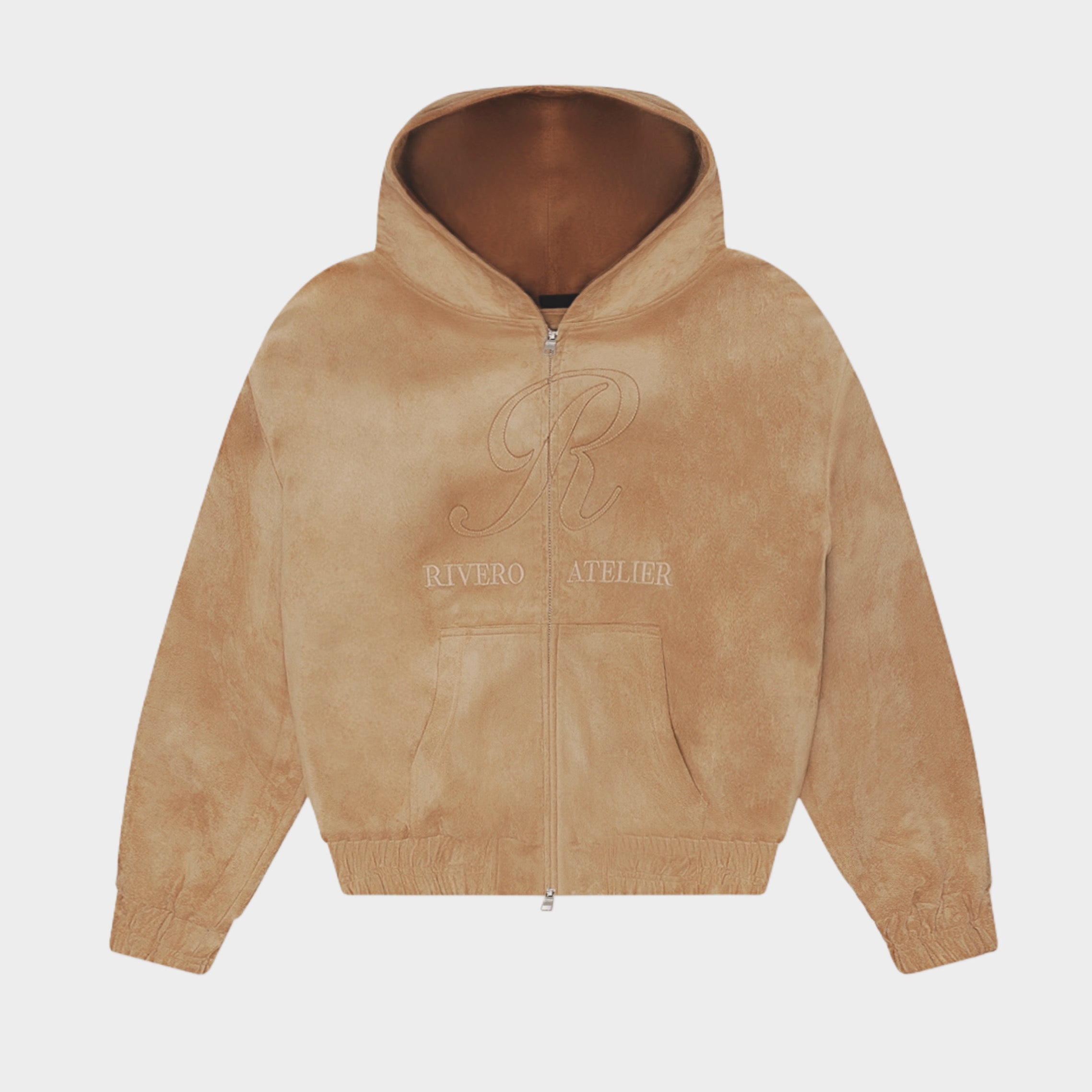 ATELIER SUEDE ZIP HOODIE PRE-ORDER