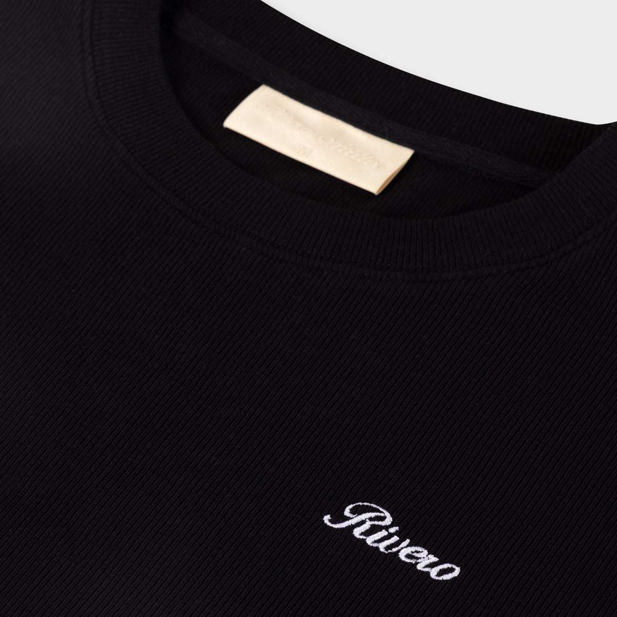 SIGNATURE SLIM-FIT RIBBED LONGSLEEVE BLACK