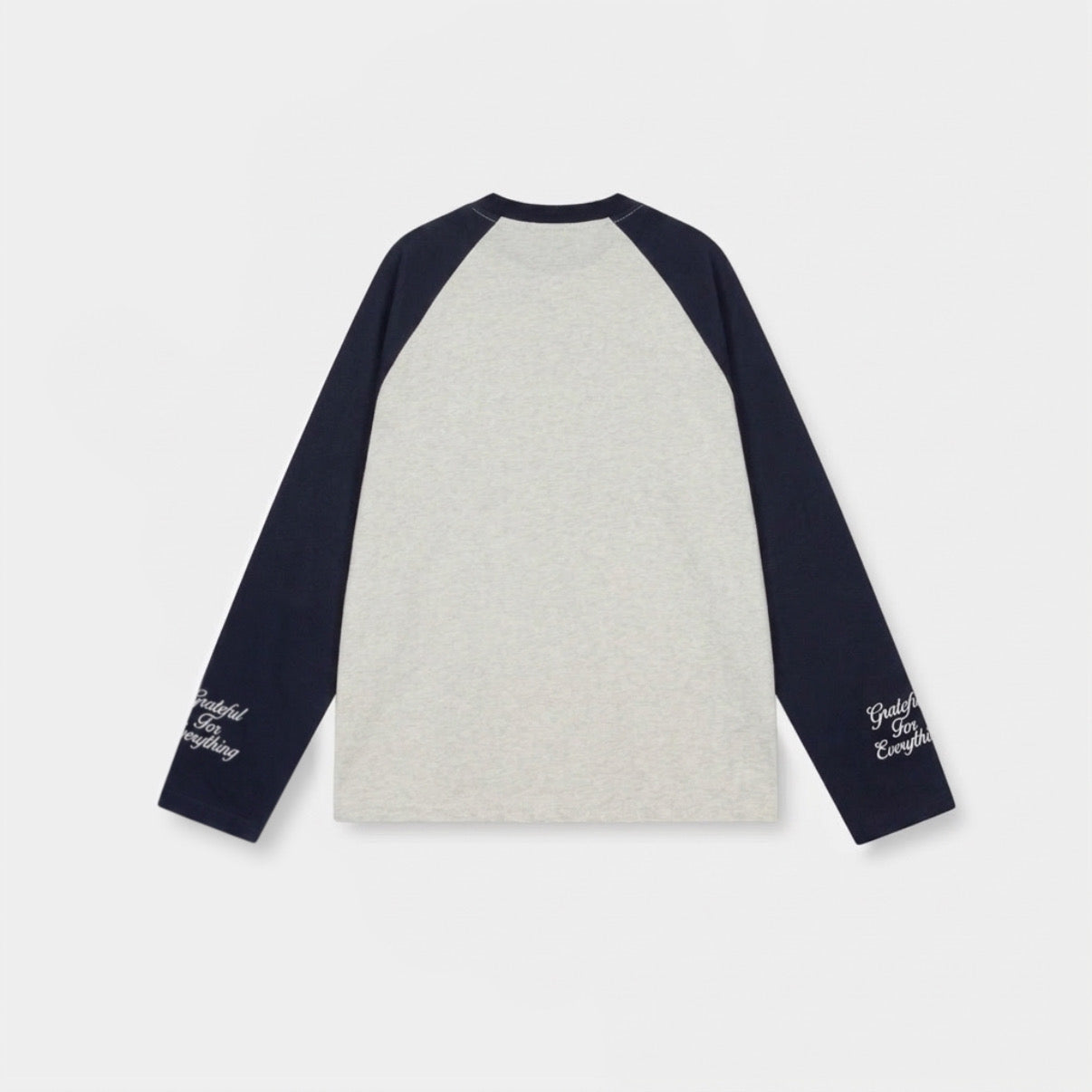 RAGLAN COLLEGE LONGSLEEVE NAVY/GREY