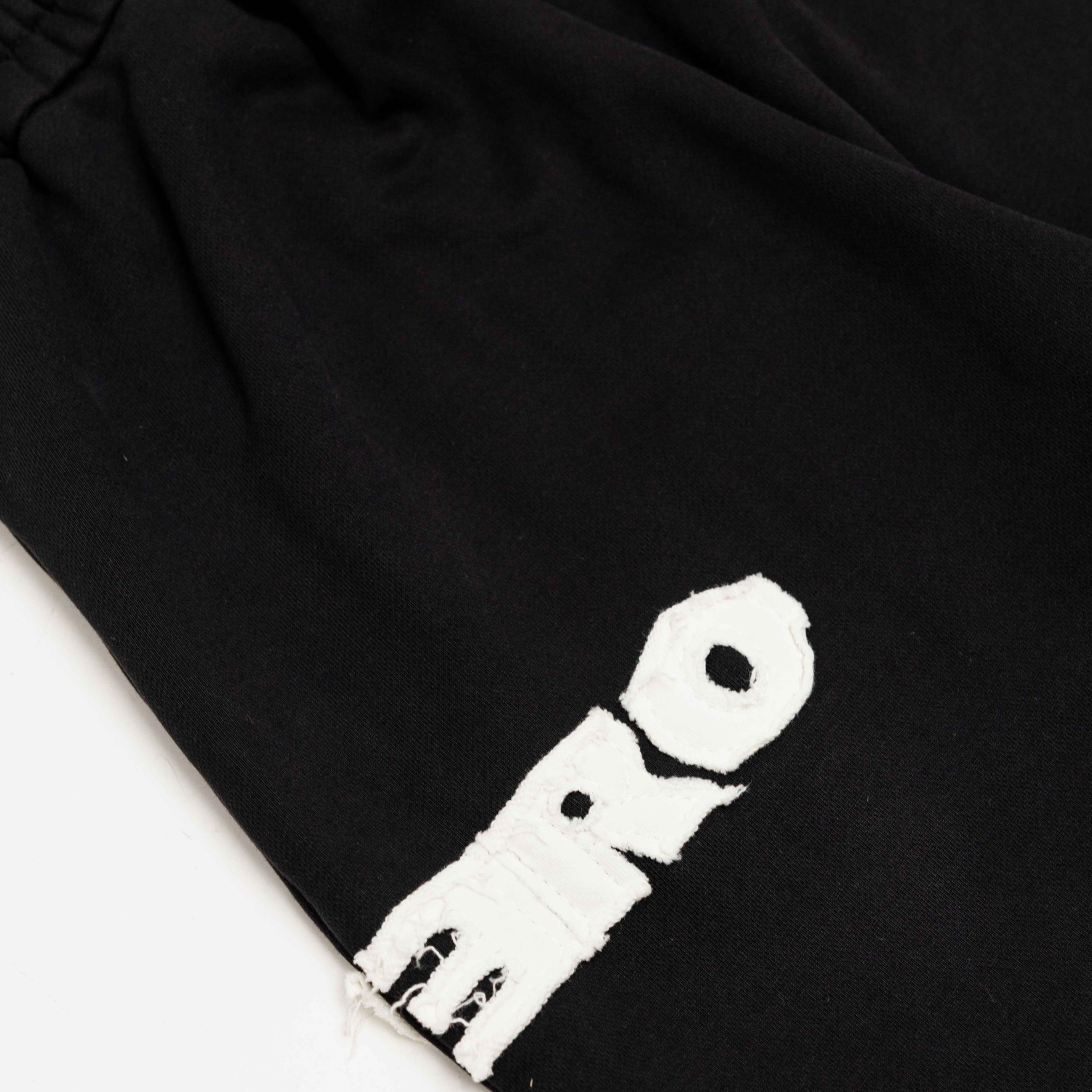 FRAYED ECHO JOGGER BLACK