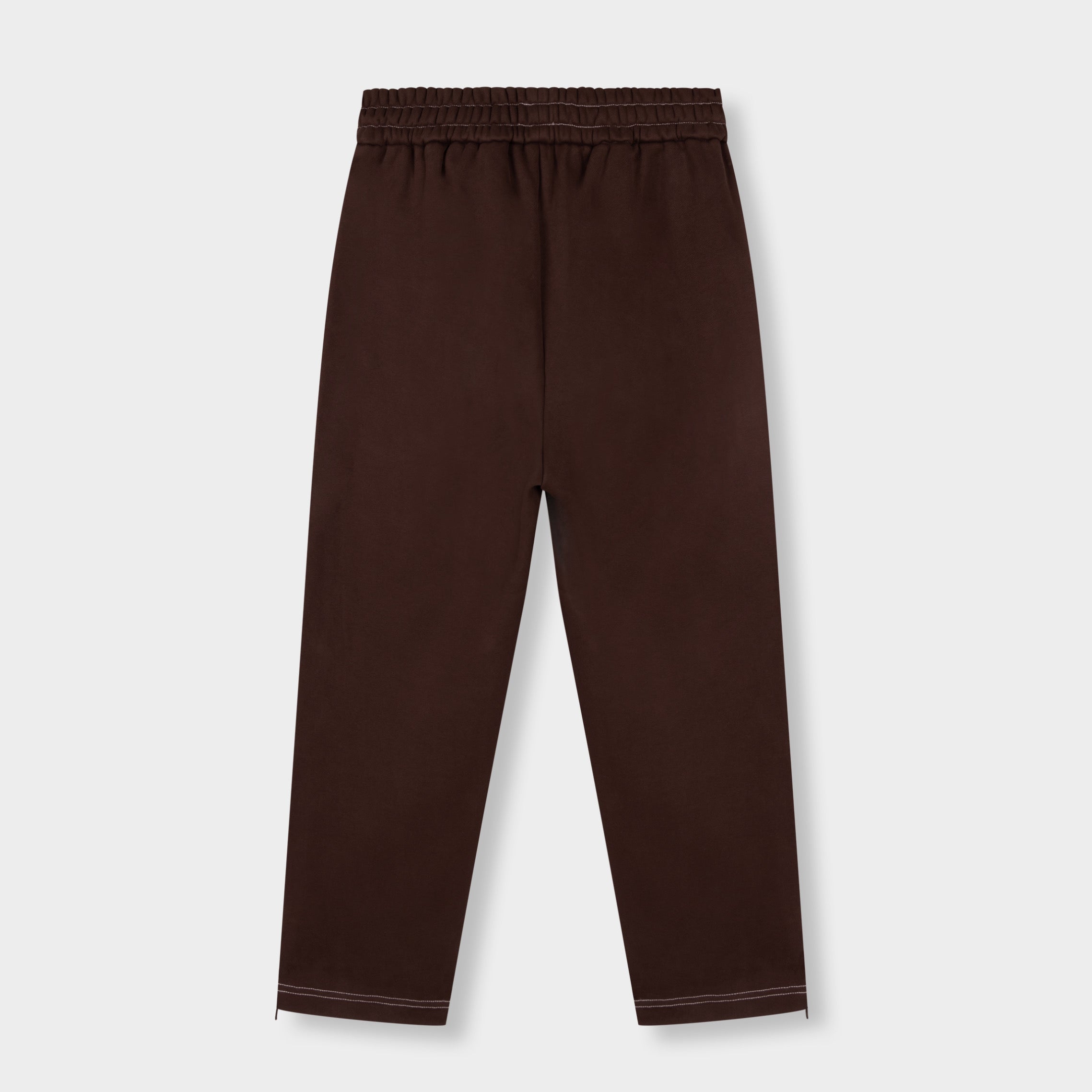 SEAMS ZIP JOGGER BROWN