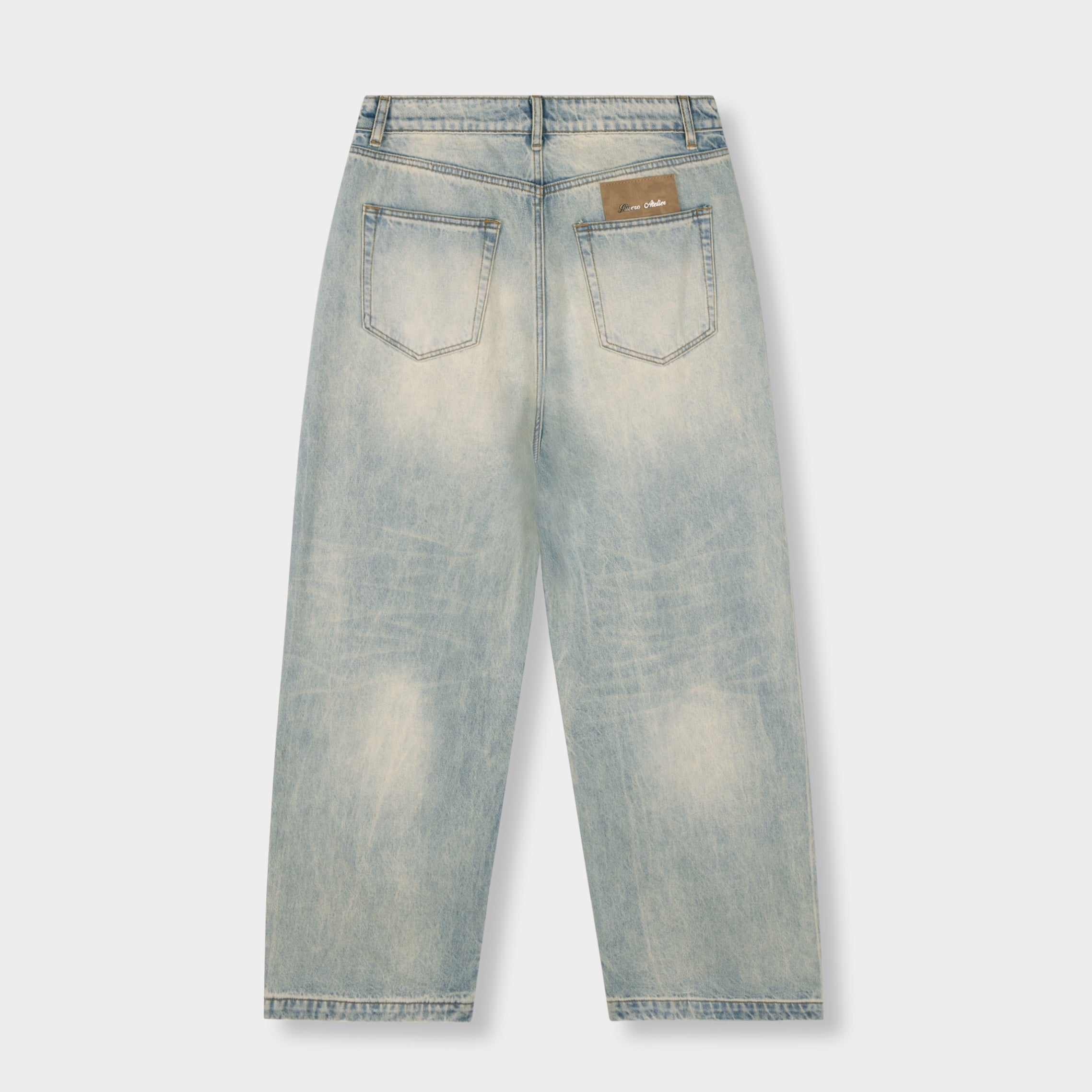 BAGGY MIST BLUE DENIM JEANS PRE-ORDER