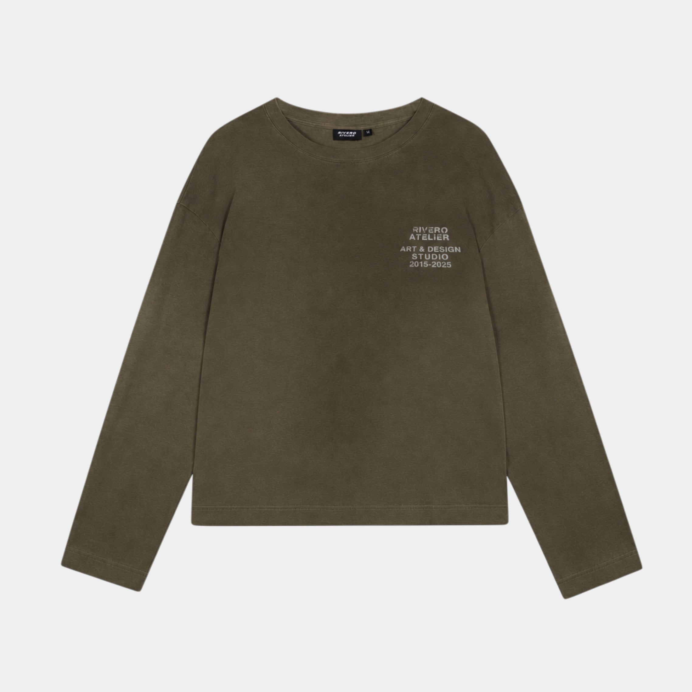 STUDIO WASHED LIGHTWEIGHT LONGSLEEVE OLIVE