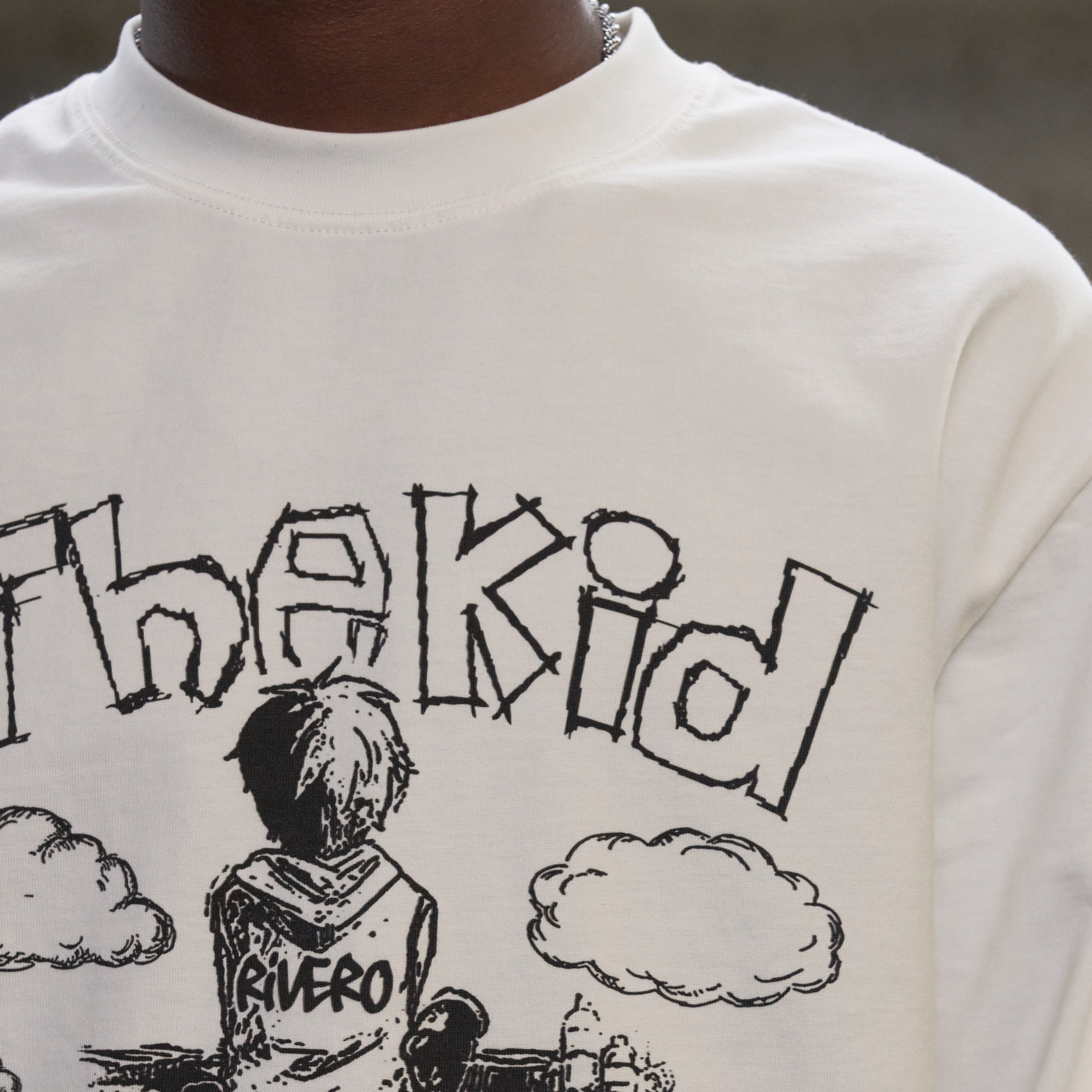 BIG PLANS GRAFFITI LONGSLEEVE WHITE