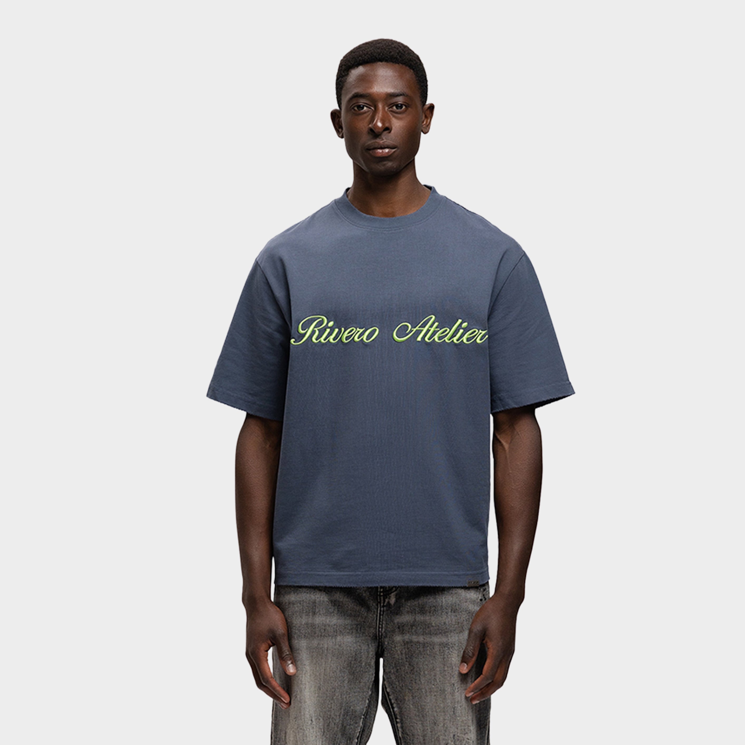 ATELIER RETRO T-SHIRT NAVY