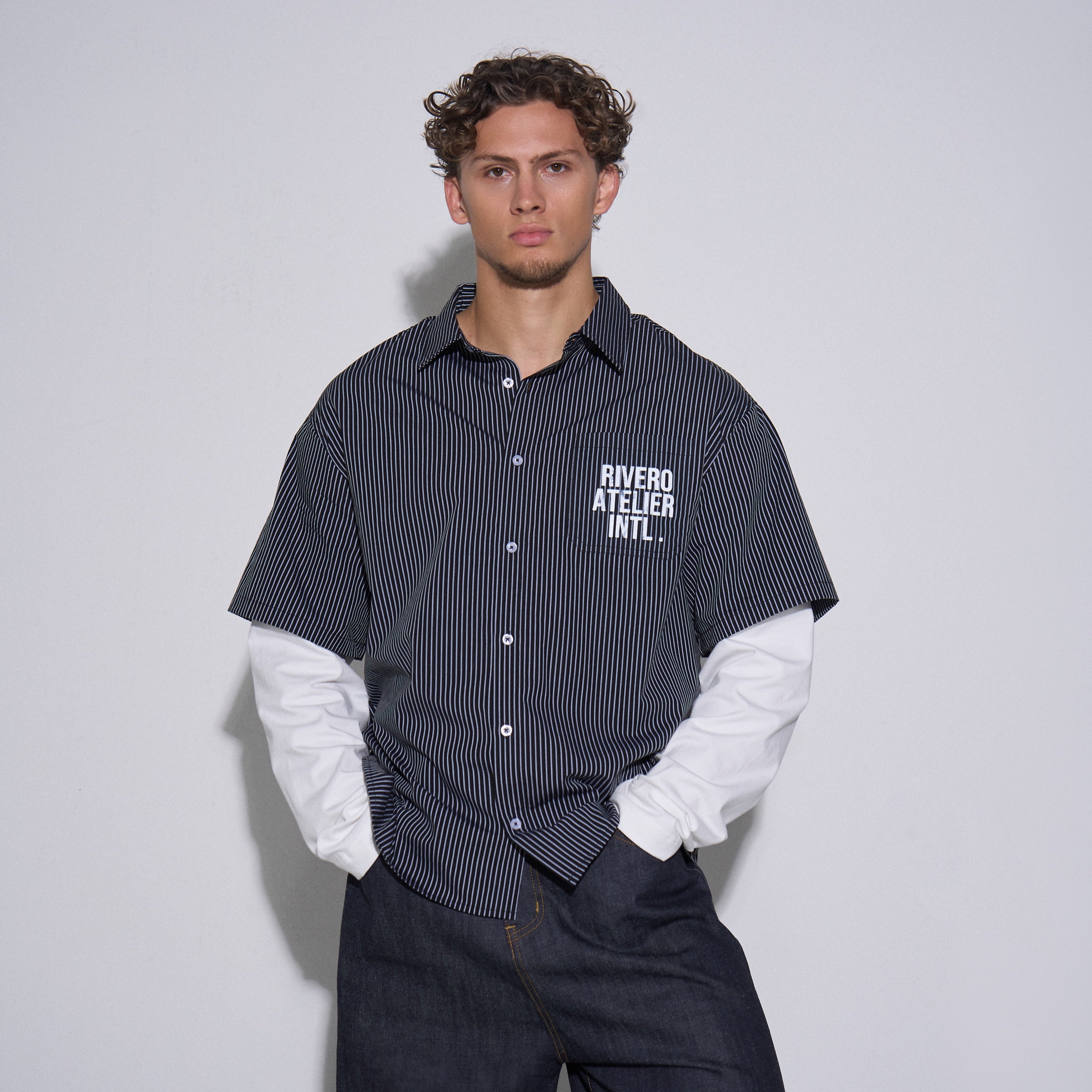 INTL. DOUBLE LAYERED SHIRT – Rivero Fashion