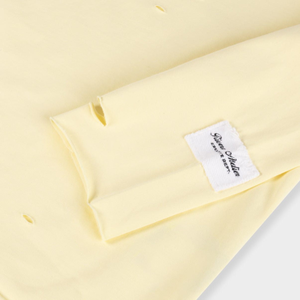 ATELIER DISTRESSED LONGSLEEVE SOFT YELLOW