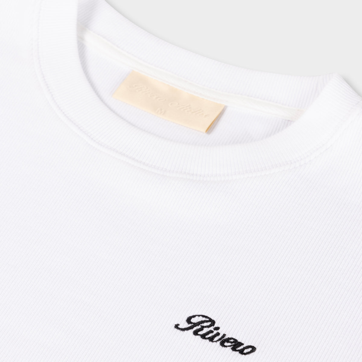 SIGNATURE SLIM-FIT RIBBED LONGSLEEVE WHITE