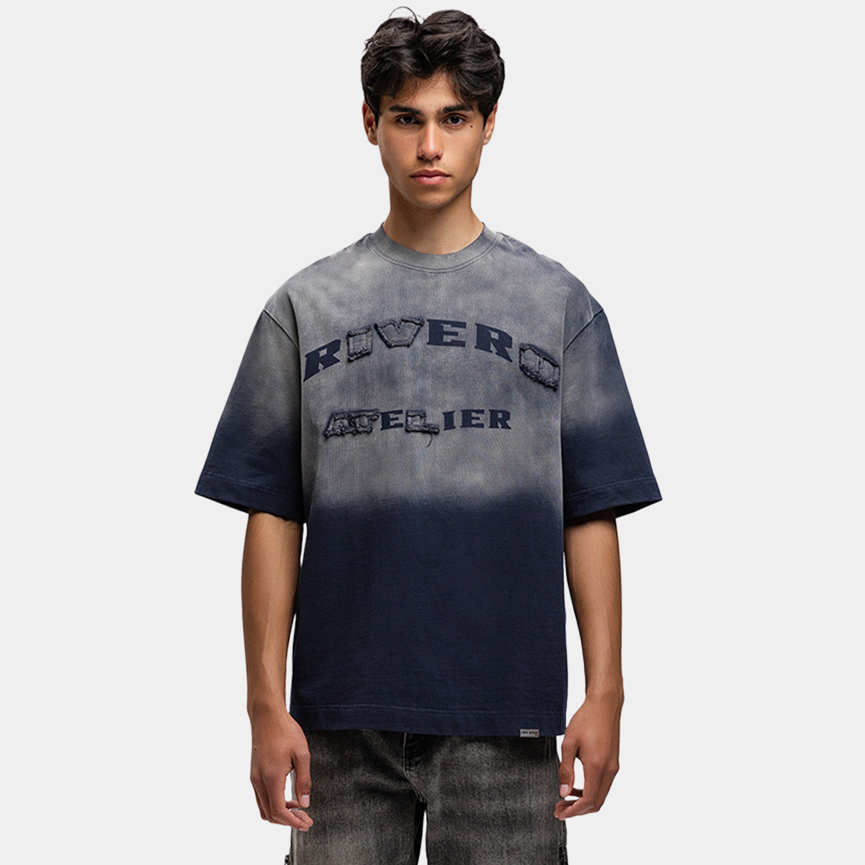 MIDNIGHT WASHED STATEMENT T-SHIRT