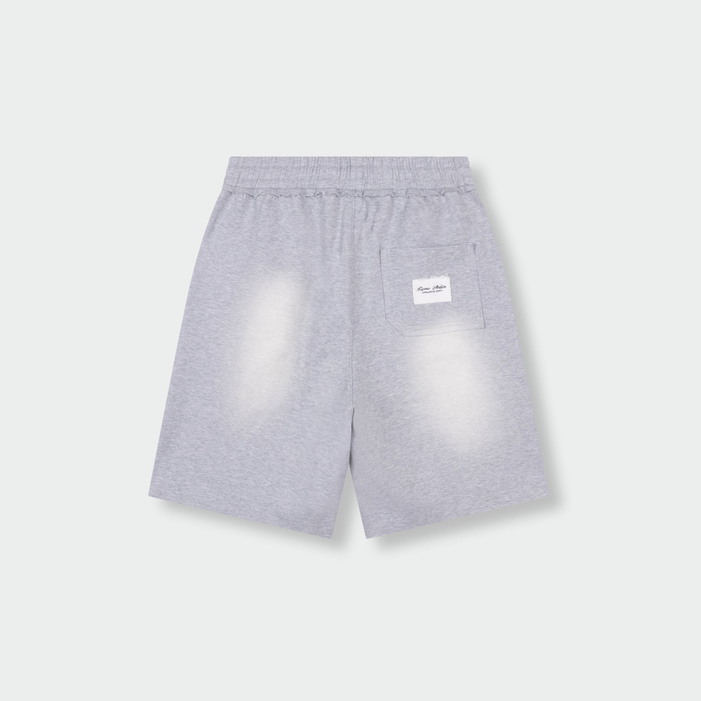 ASH FADE DISTRESSED JOGGER SHORTS