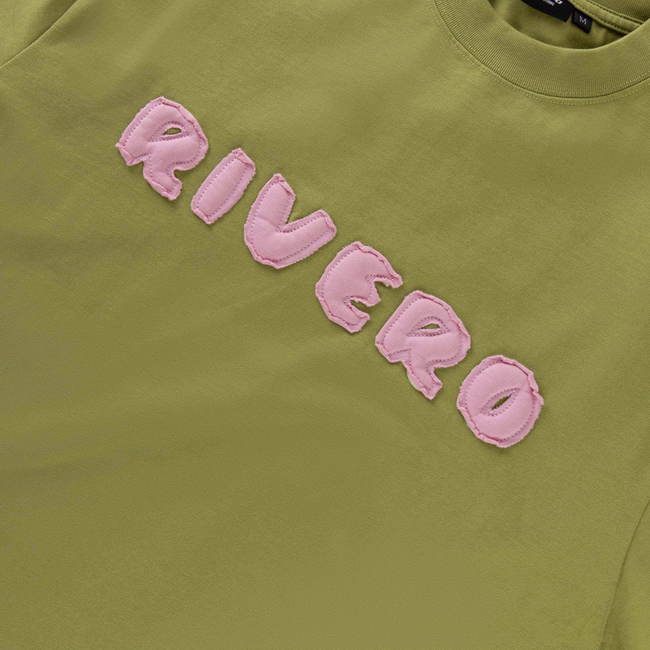PUFFED LOGO T-SHIRT MOSS