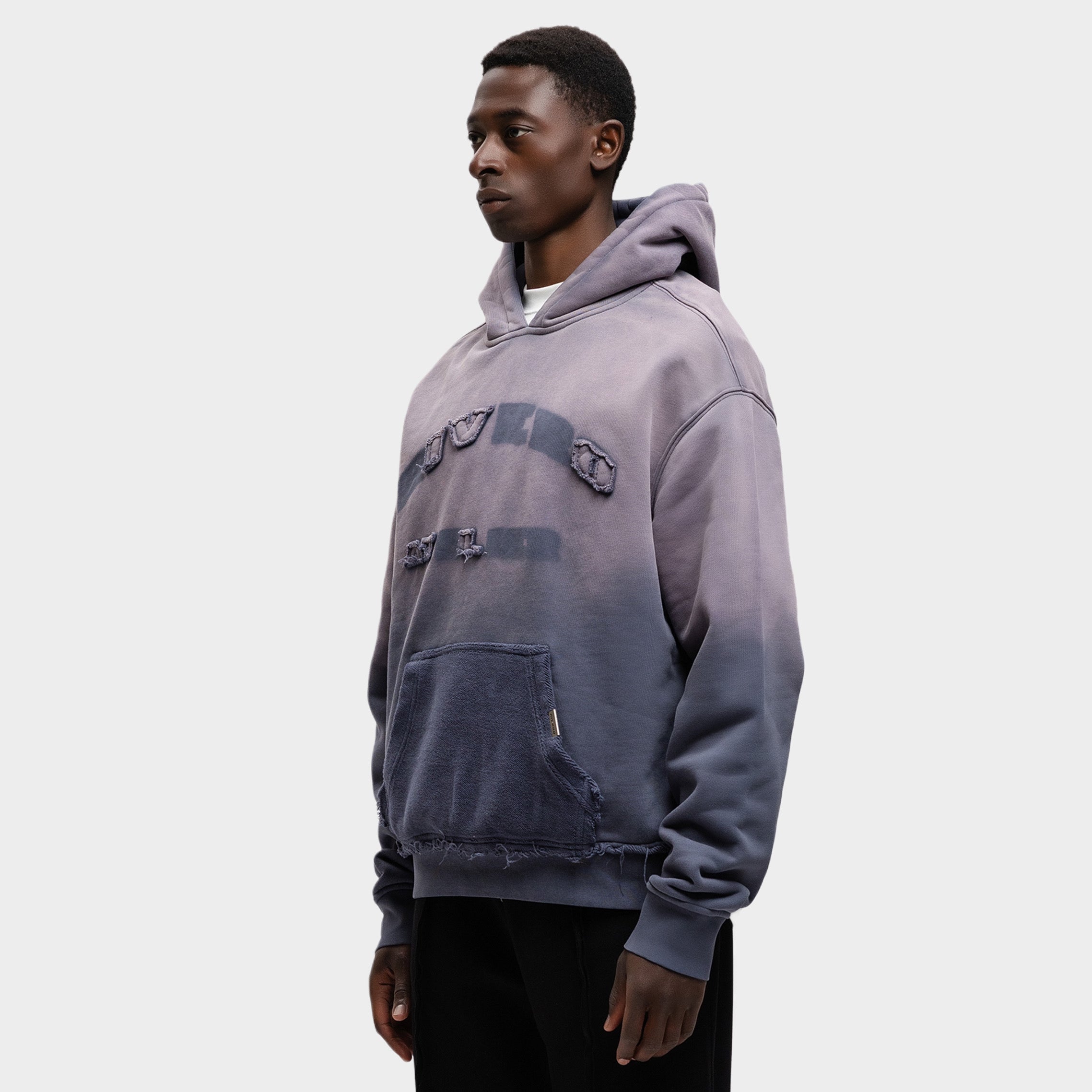 MIDNIGHT WASHED STATEMENT HOODIE