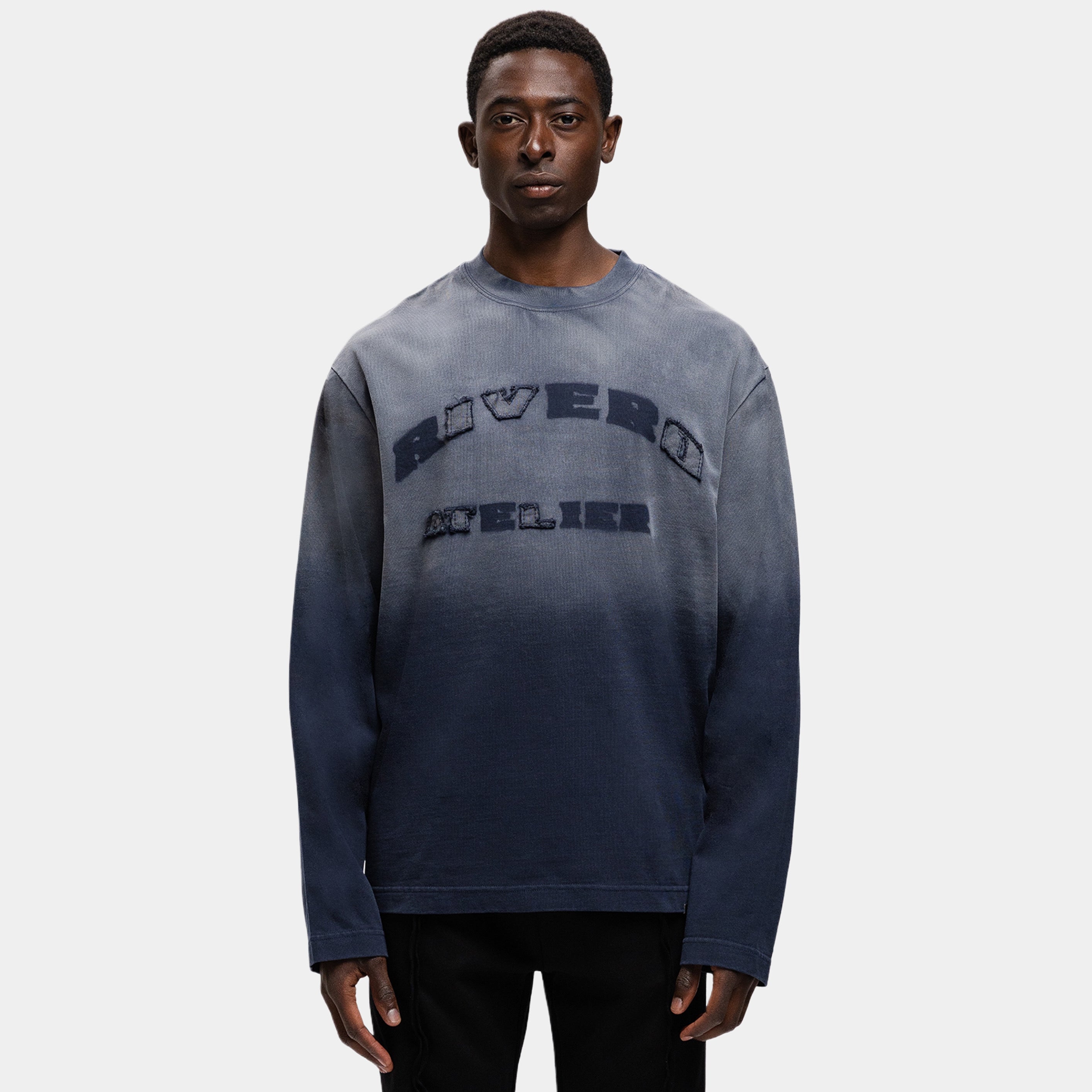 MIDNIGHT WASHED STATEMENT LONGSLEEVE TEE