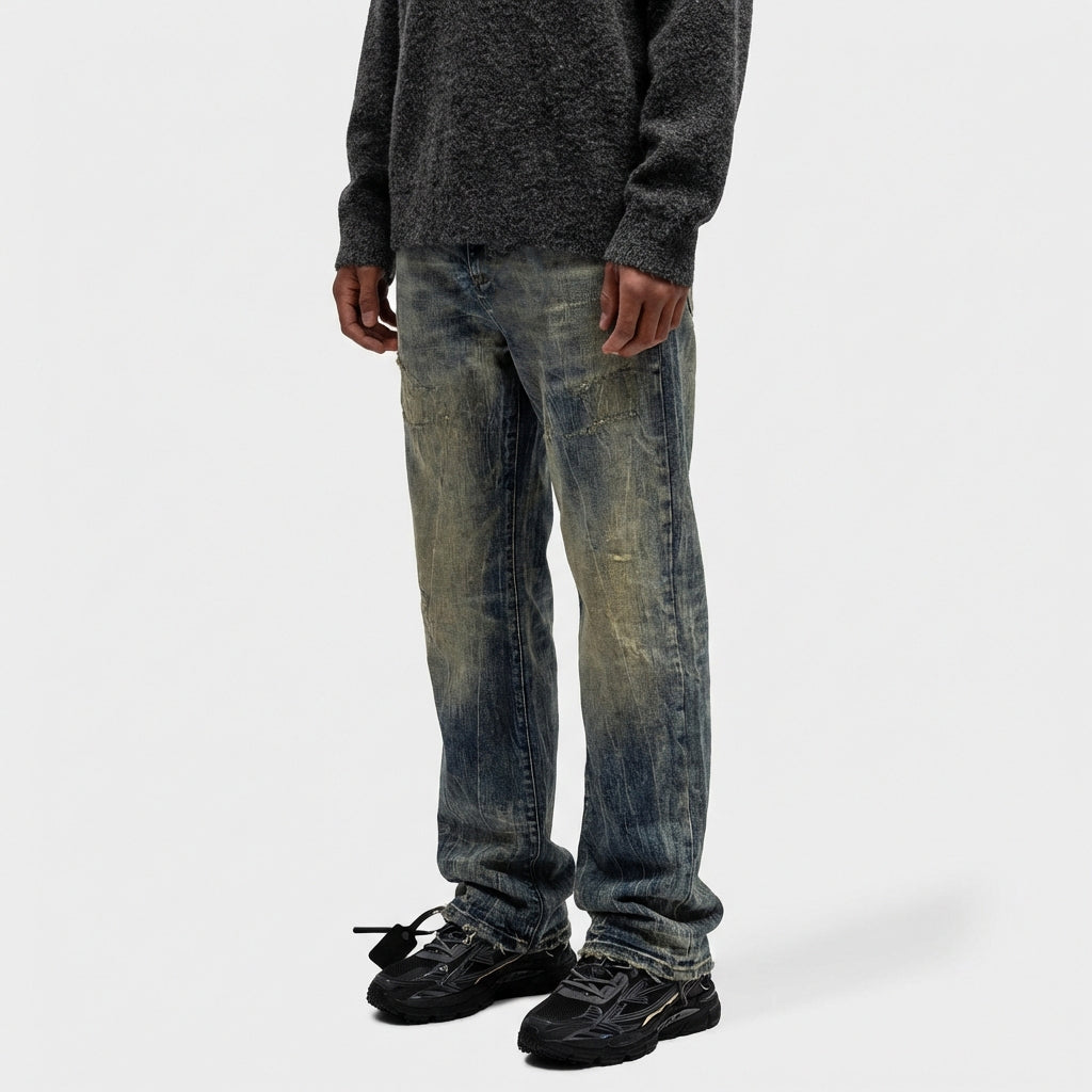 ARTISAN DAMAGE WASHED DENIM – Rivero Fashion