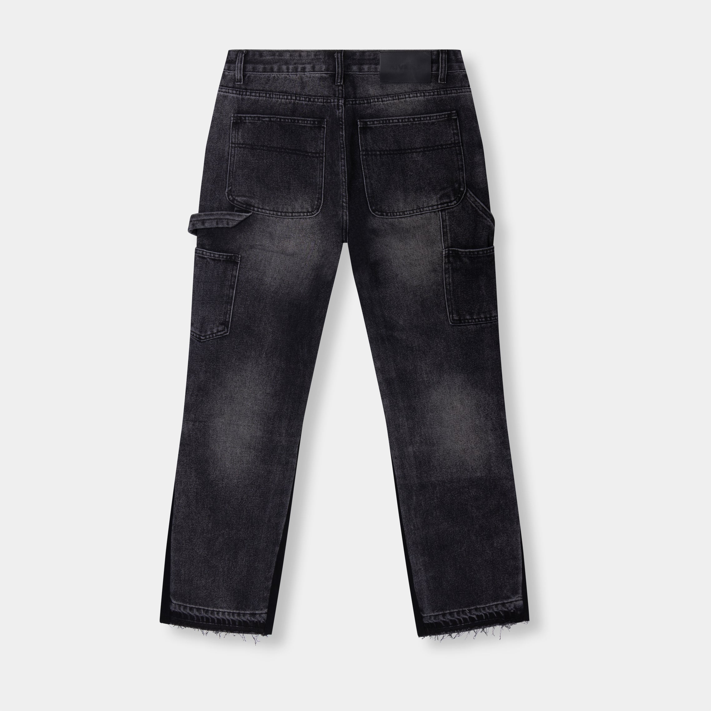 ATELIER CARPENTER FLARED DENIM JEANS BLACK