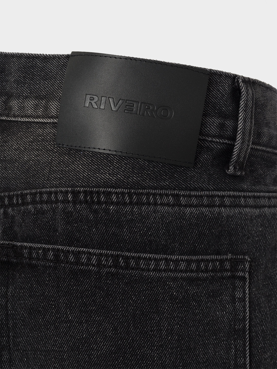 CARPENTER DENIM SHORTS BLACK