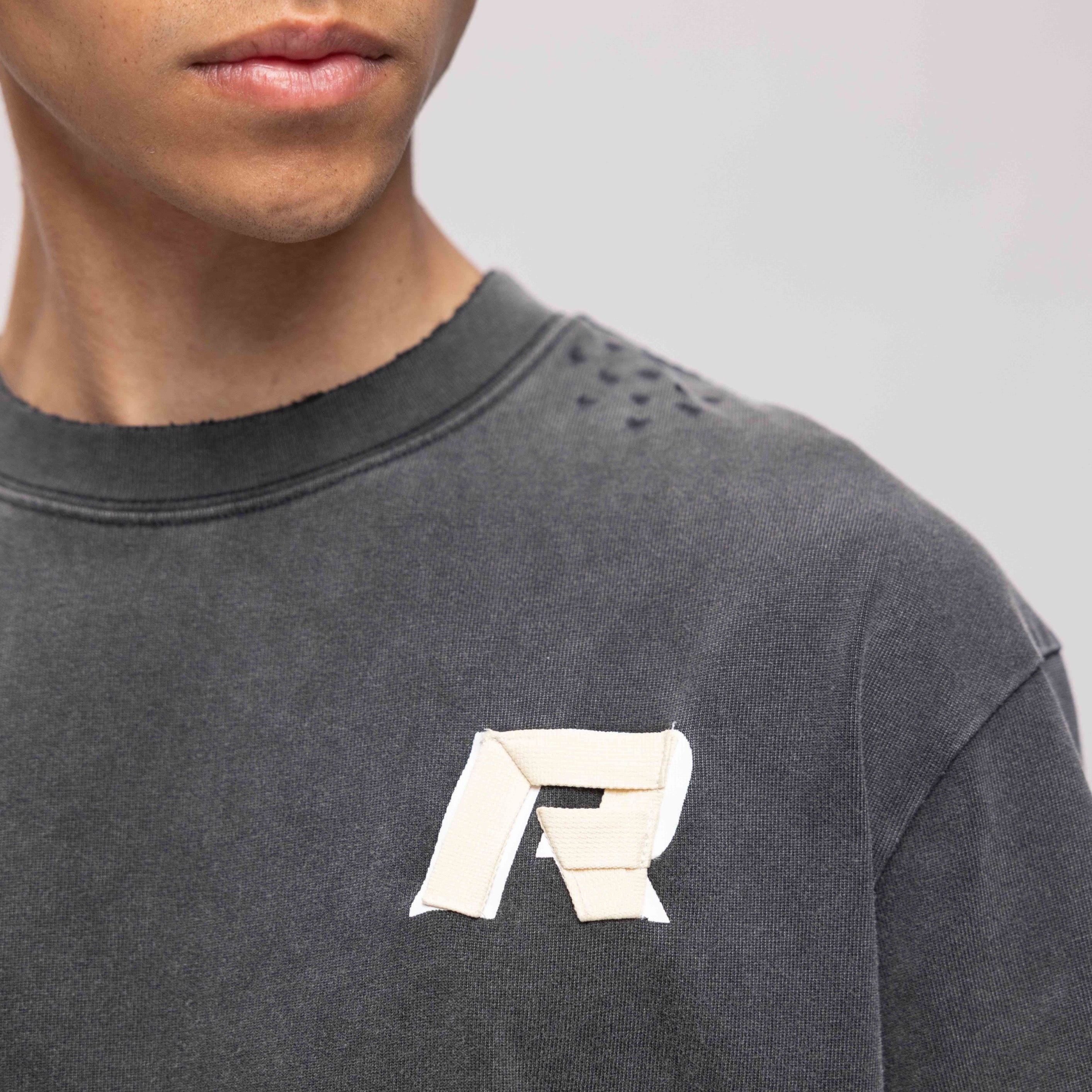 SIGNATURE TAPED T-SHIRT WASHED BLACK