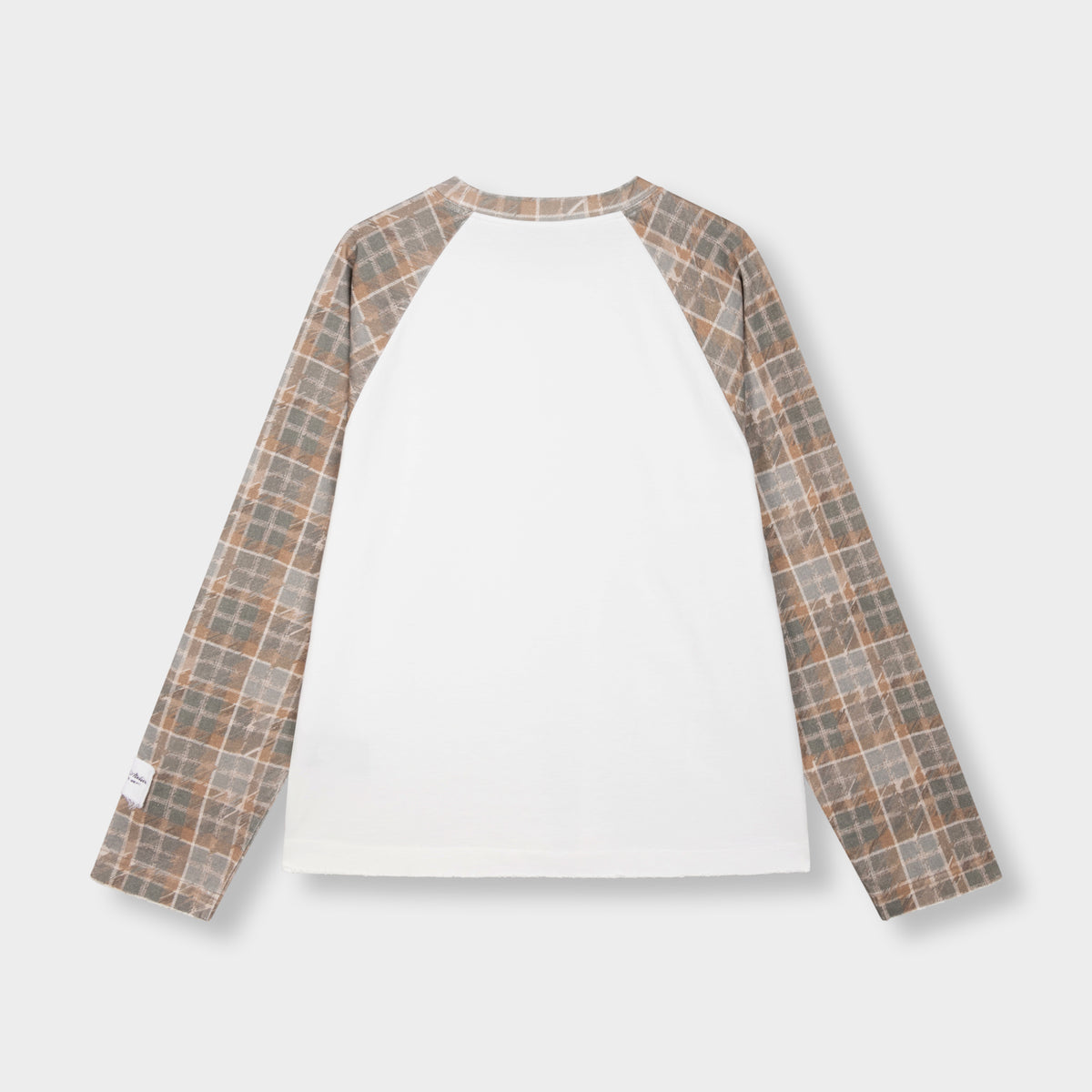FORM CONTRAST CHECKERED LONGSLEEVE