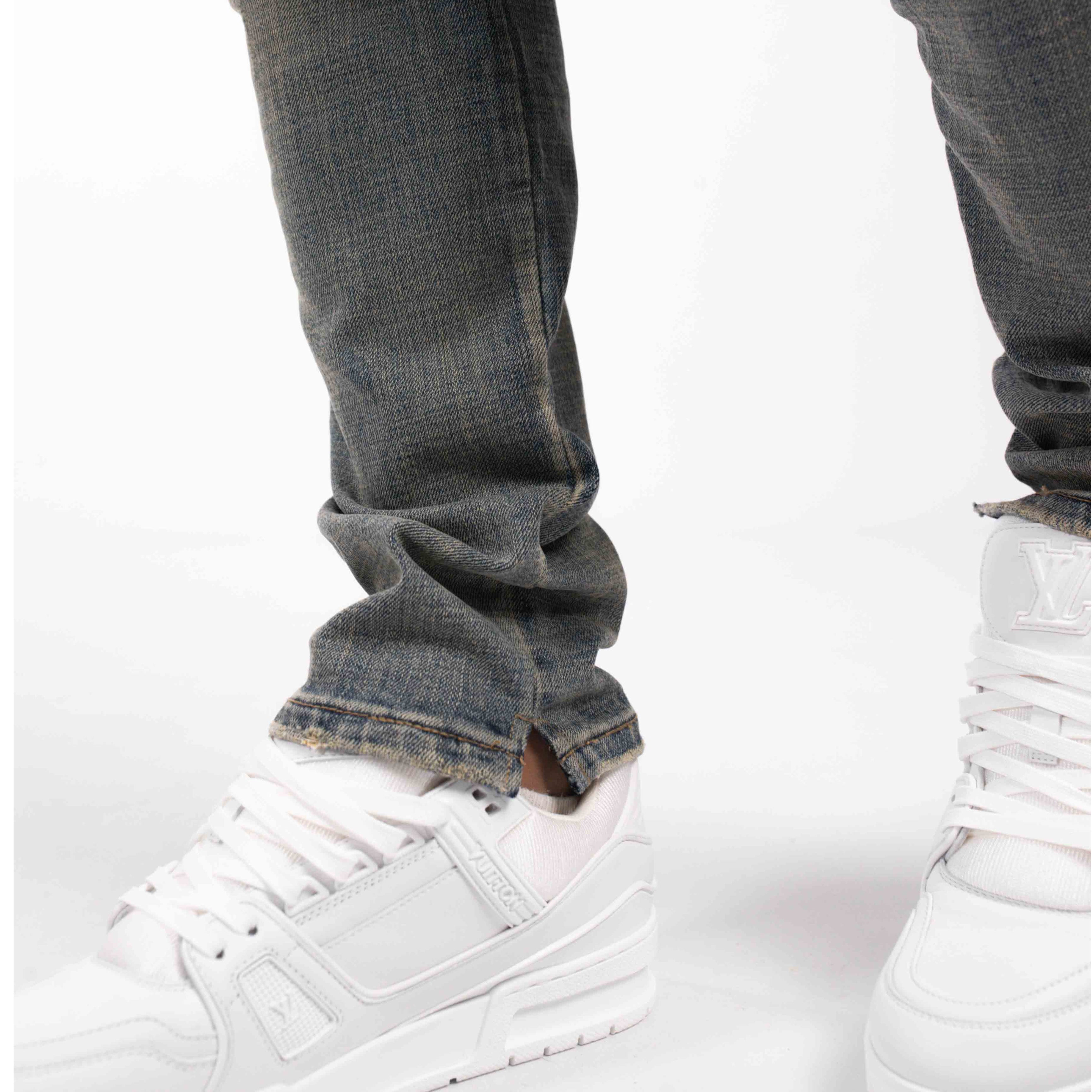 RIPPED ARCHIVE DENIM SLIGHTLY SPLIT PRE-ORDER