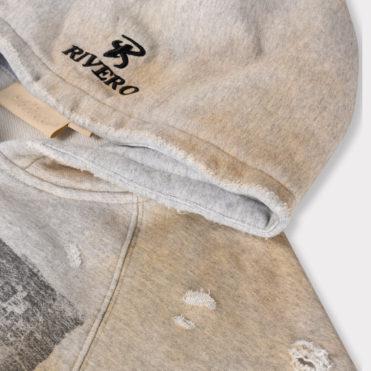 DOCUMENTARY DIRTY WASHED ZIP HOODIE