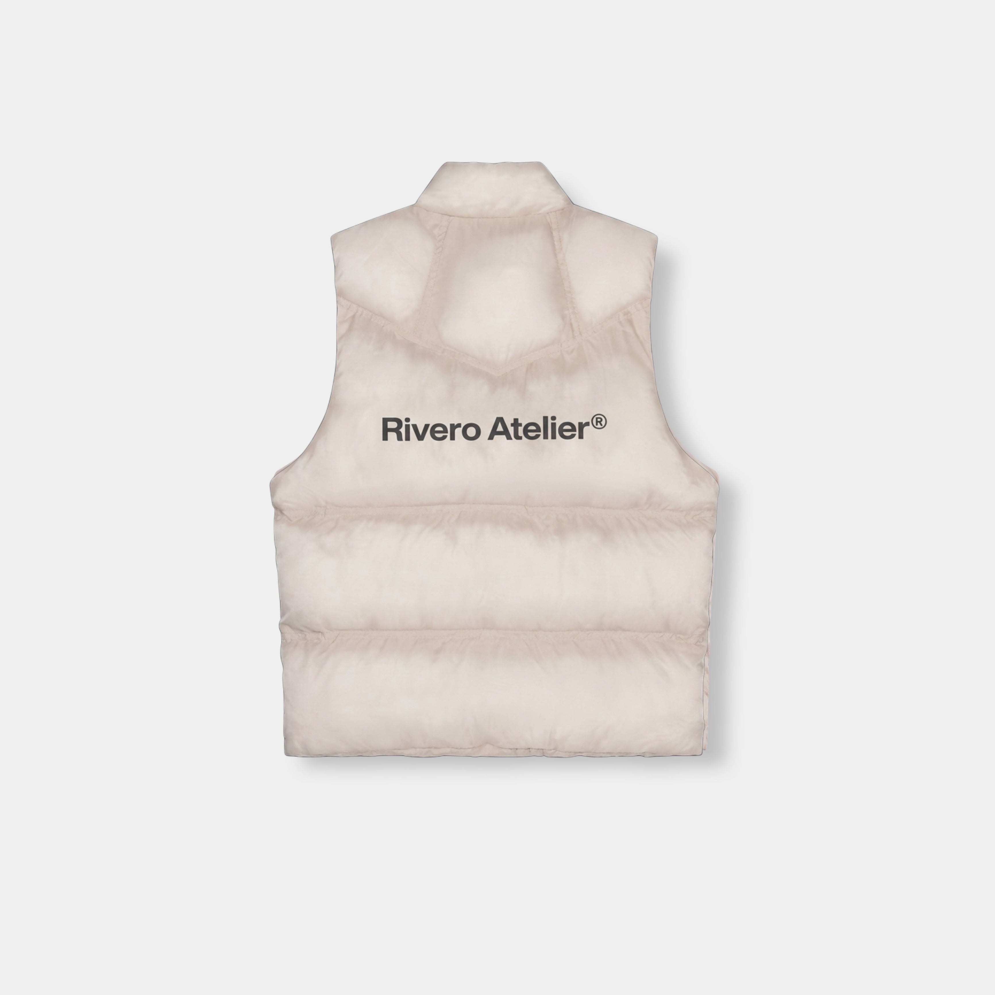 STUDIO PUFFER VEST SAND PRE-ORDER