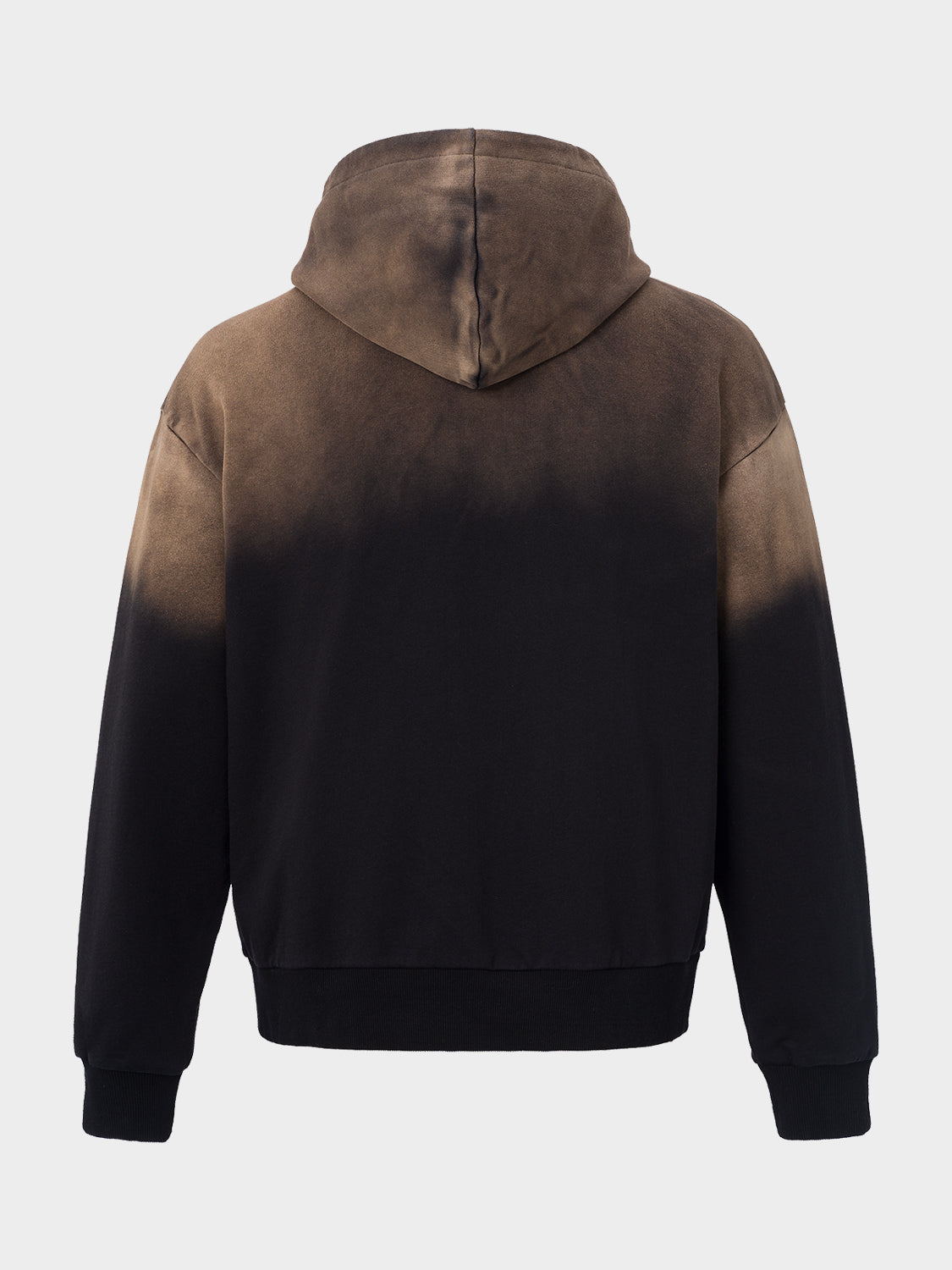 BIG PLANS OVERSIZED ZIP HOODIE WASHED DARK