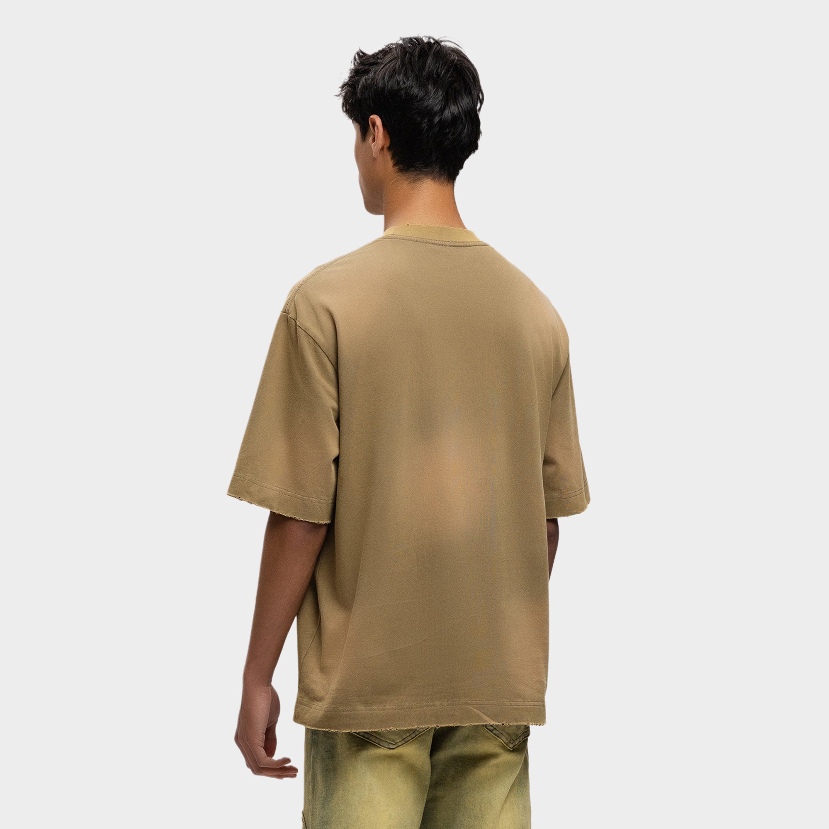 GARMENTS T-SHIRT WASHED BROWN