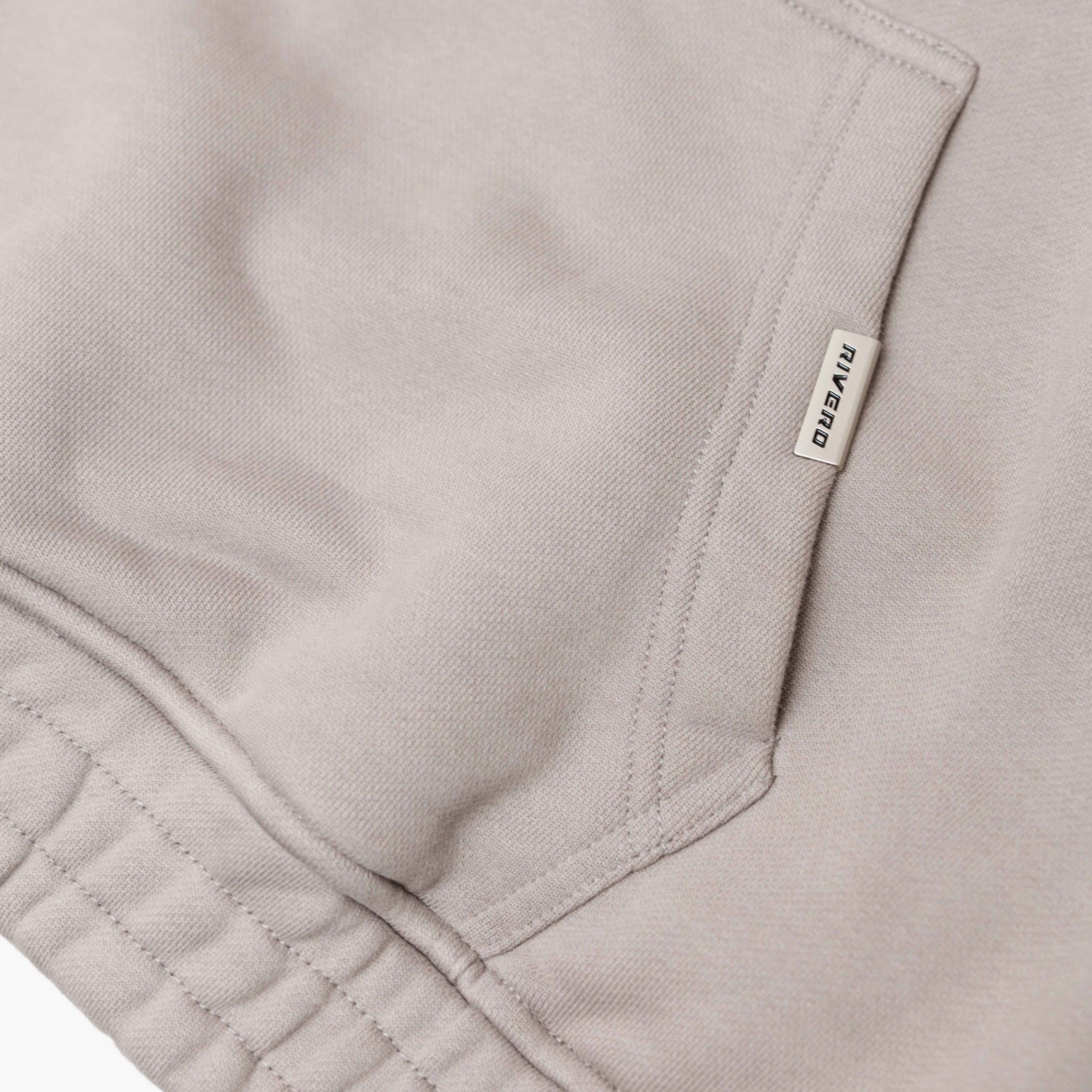 FRAYED ECHO HOODIE GREY